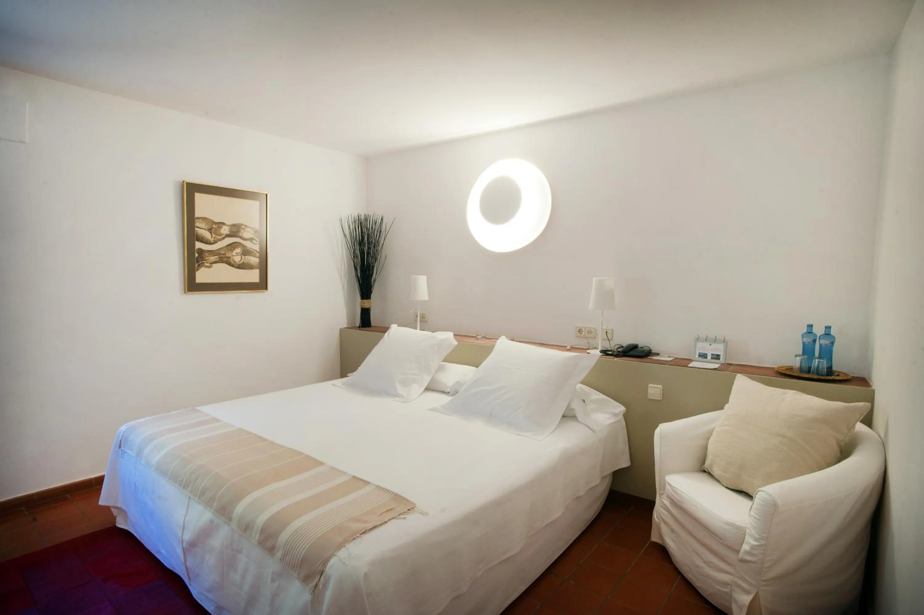 Bed in Mas Falgarona Hotel Boutique & SPA