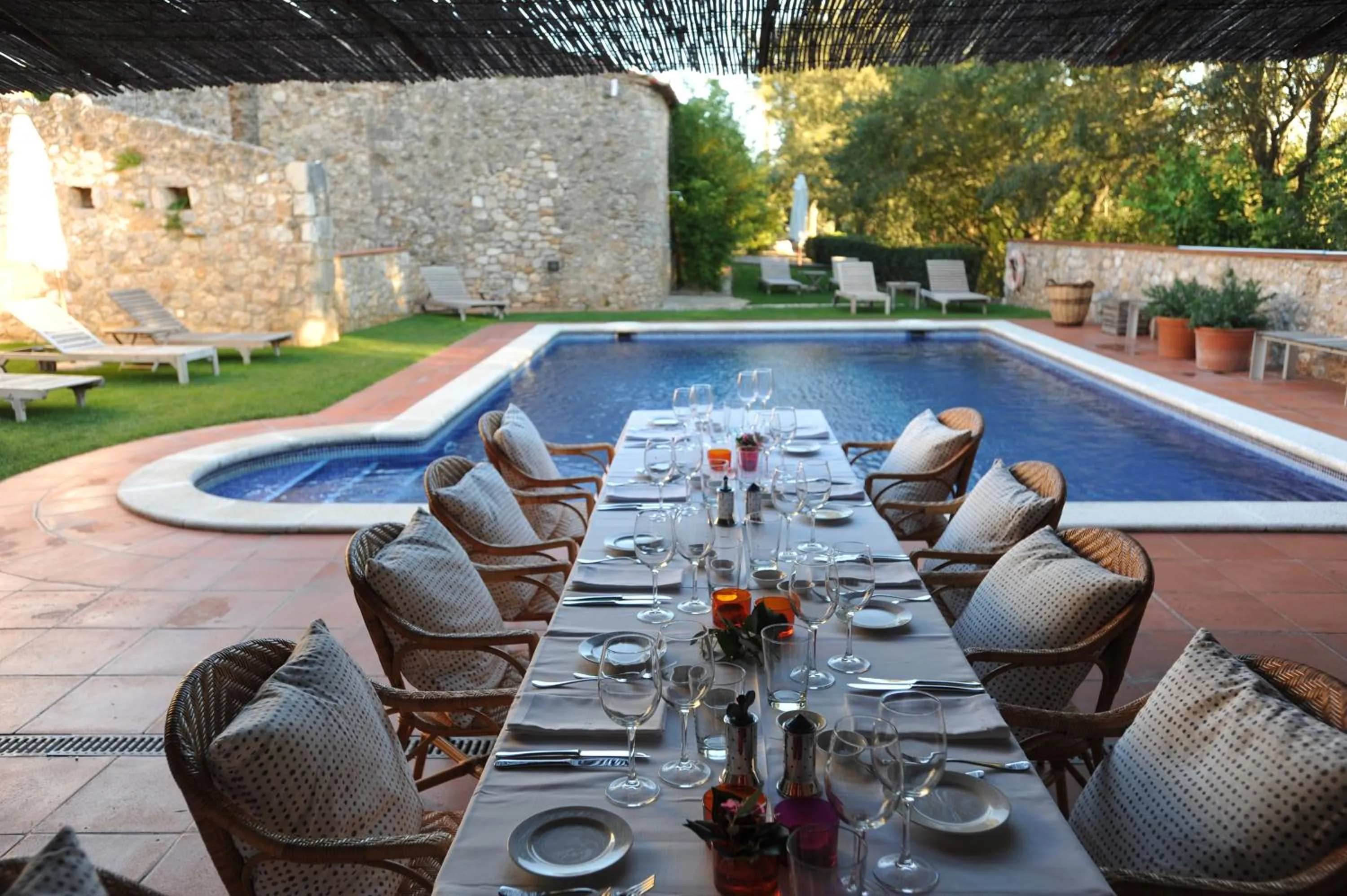 Restaurant/places to eat in Mas Falgarona Hotel Boutique & SPA