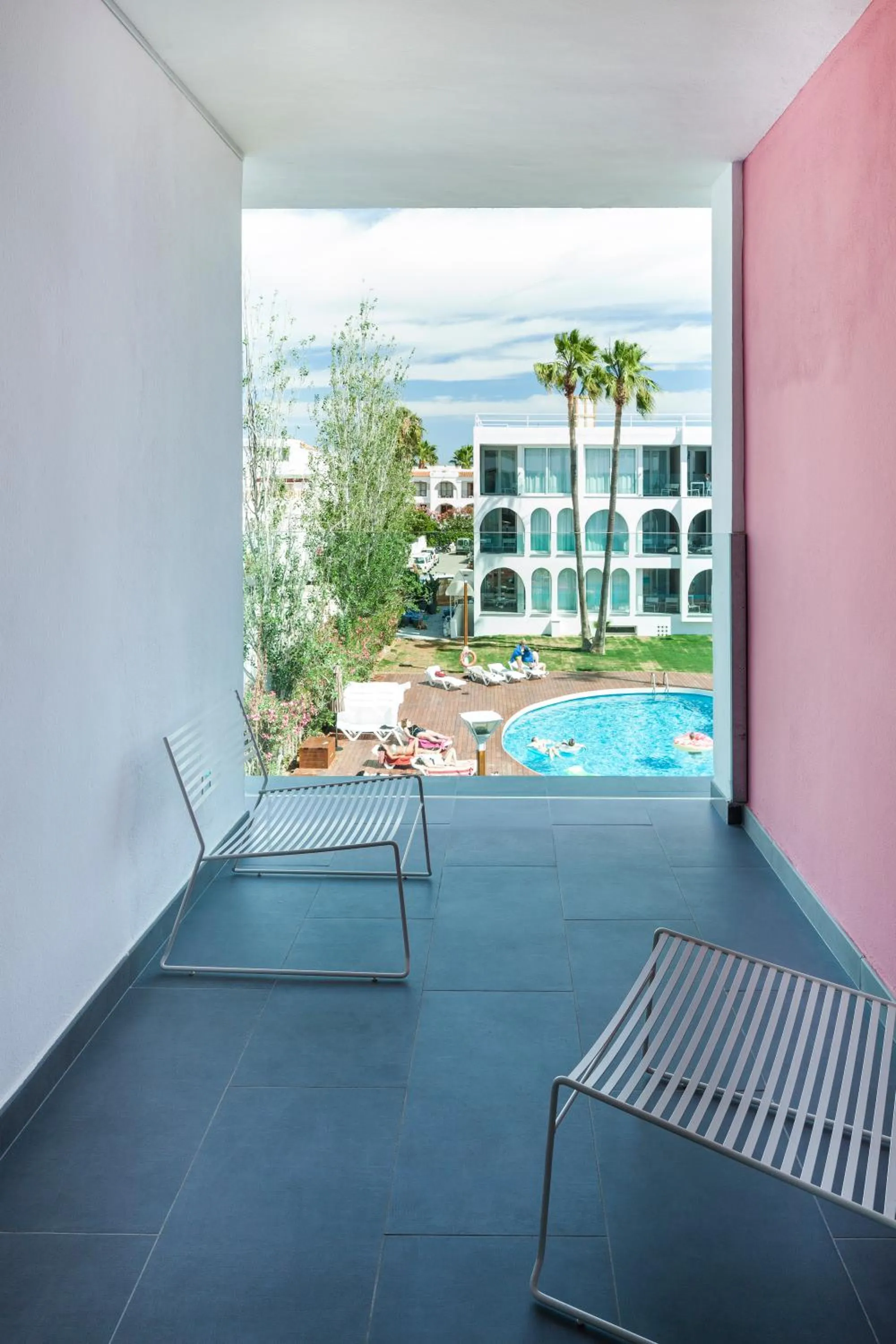 Pool view in Ebano Hotel Apartments & Spa