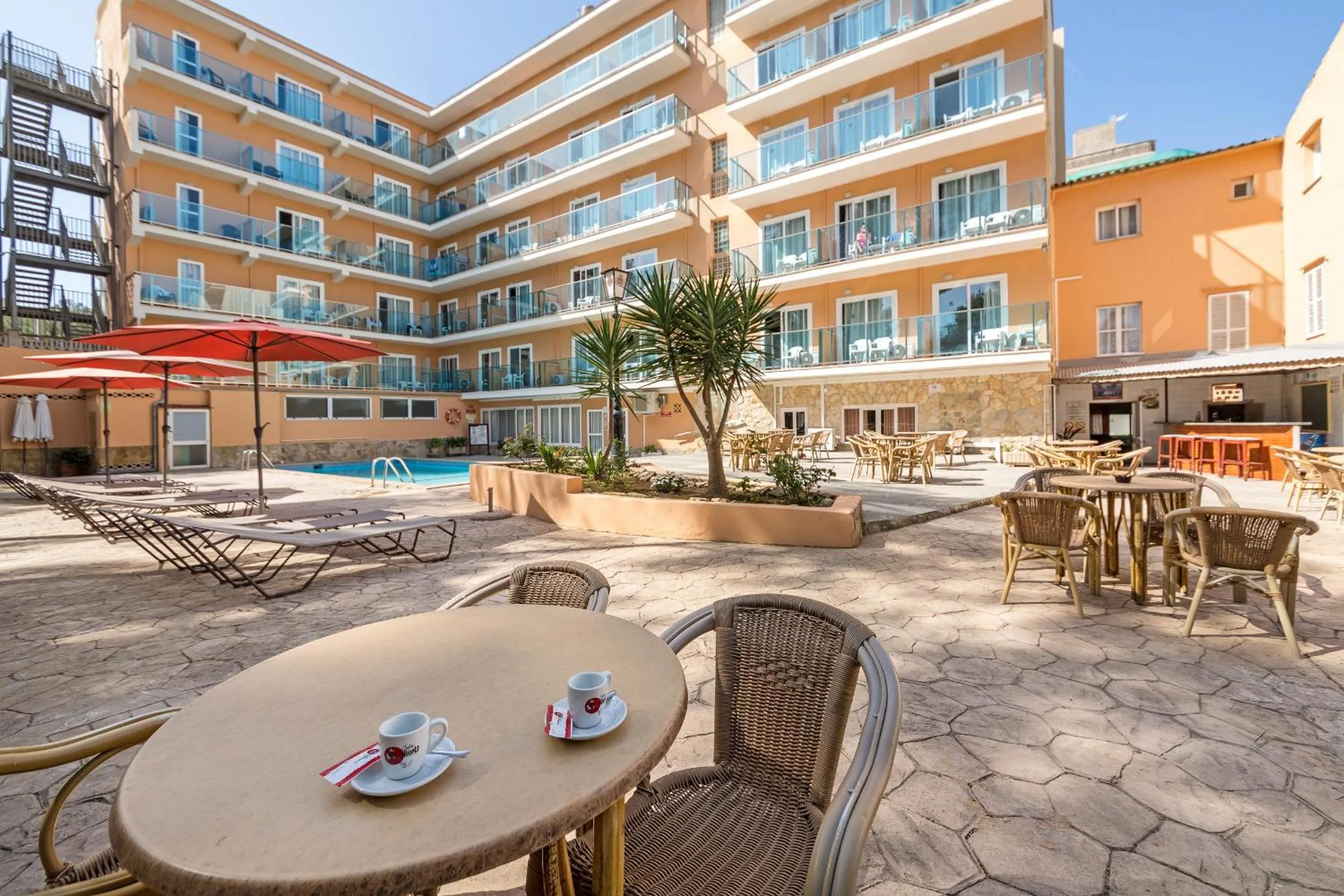 Garden in Hotel Costa Mediterraneo