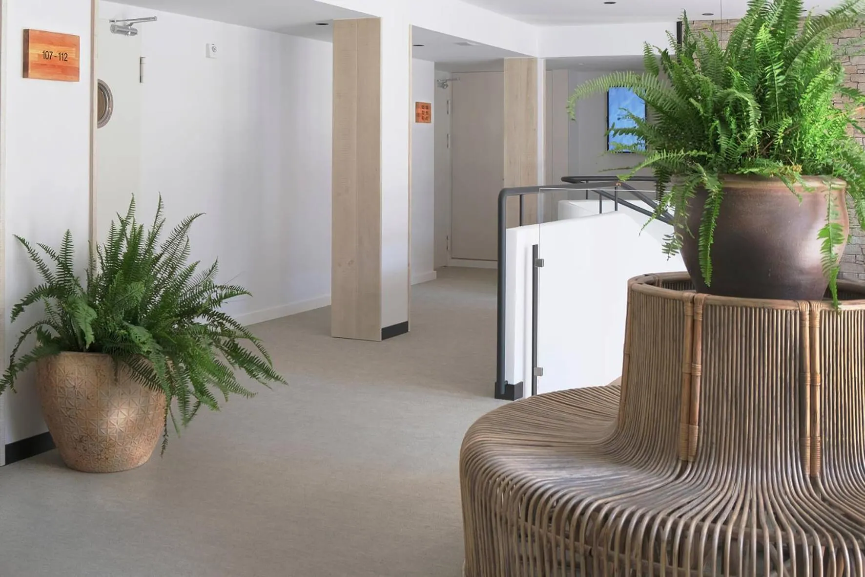 Communal lounge/ TV room in Hotel Acapulco