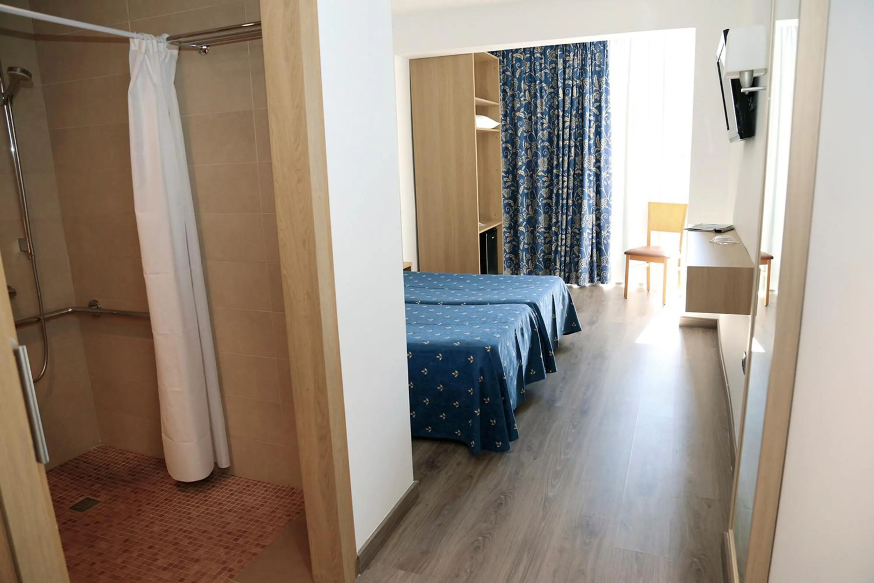 Bed in Hotel Acapulco