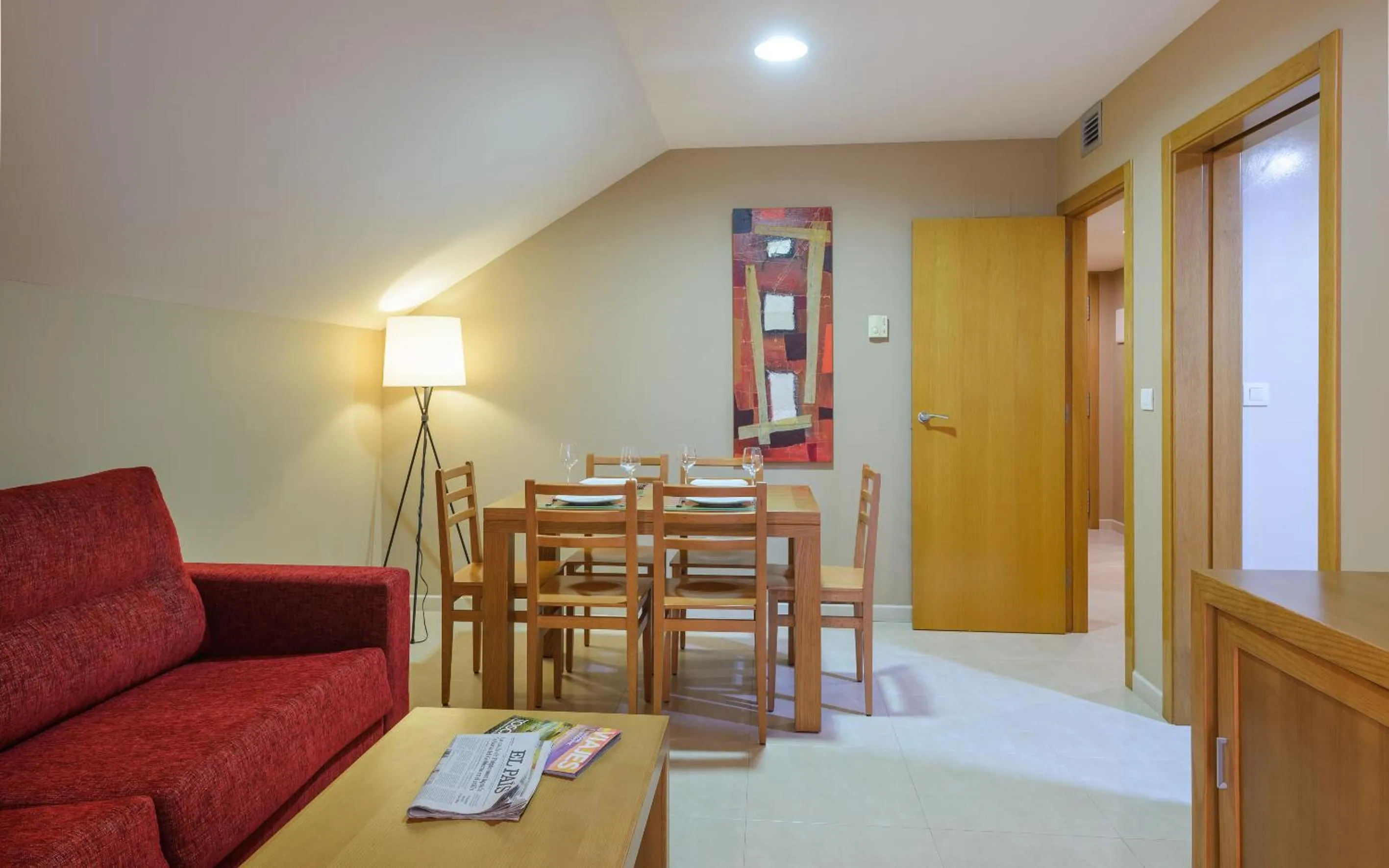 Living room in Apartamentos Trisquel