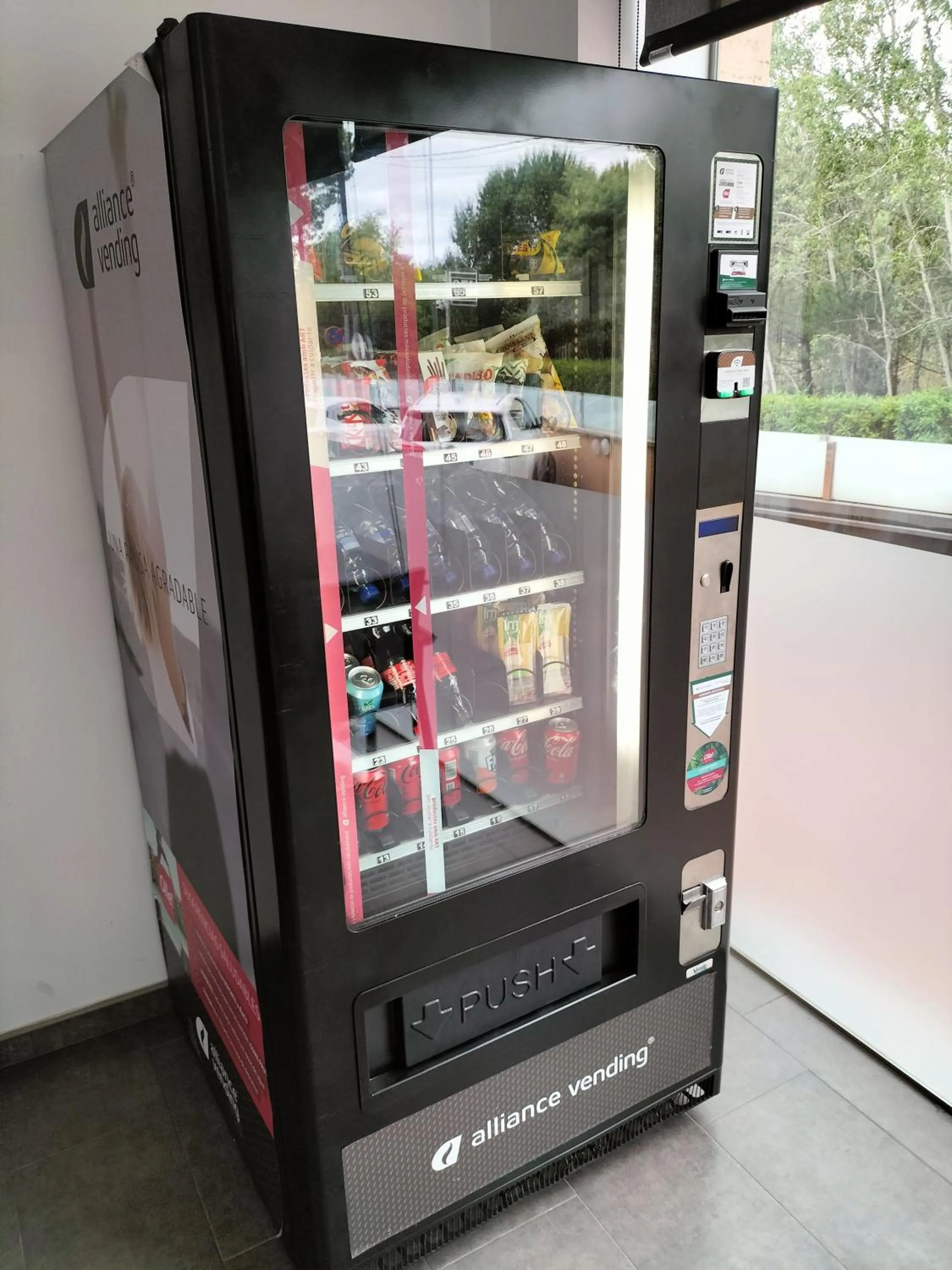 vending machine in Hotel 170