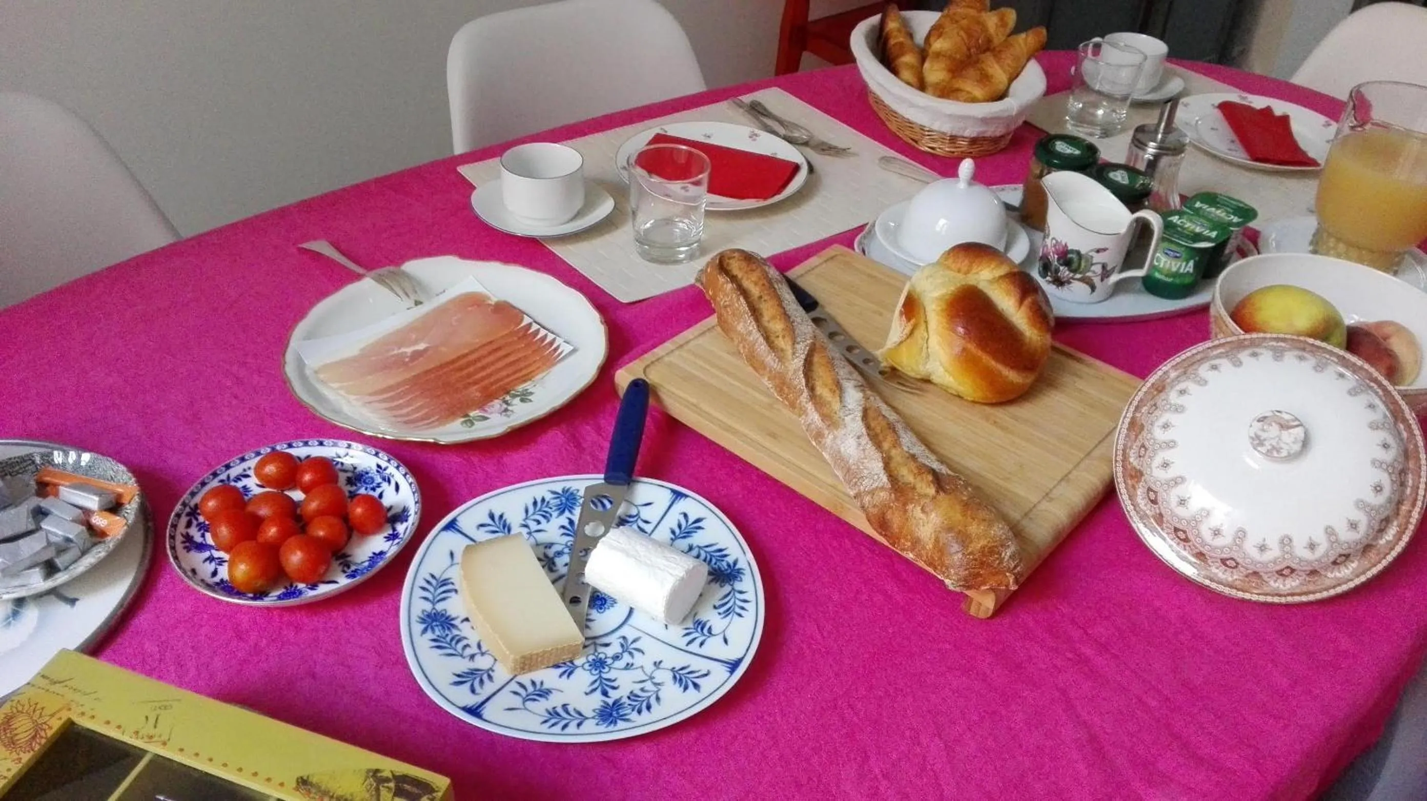 Continental breakfast in Villa 36 B&B