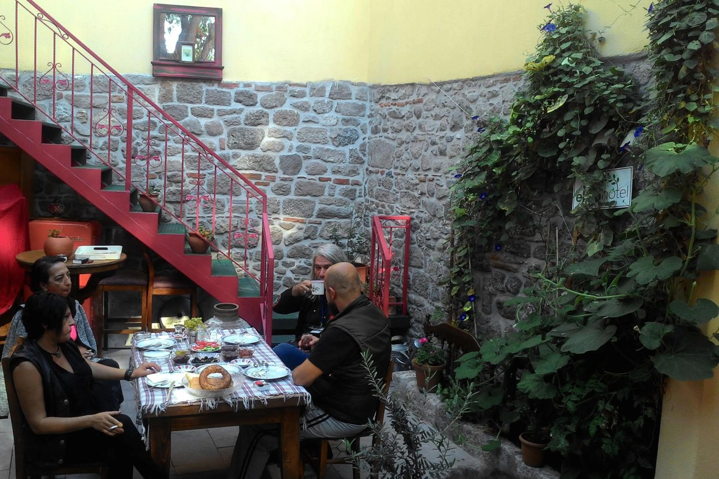 Garden view in Elaia Hotel