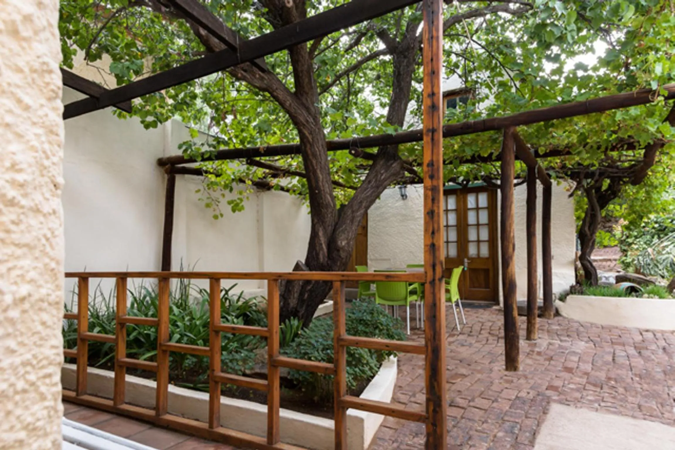 Garden in NANNA ROUS' TOWN HOUSE