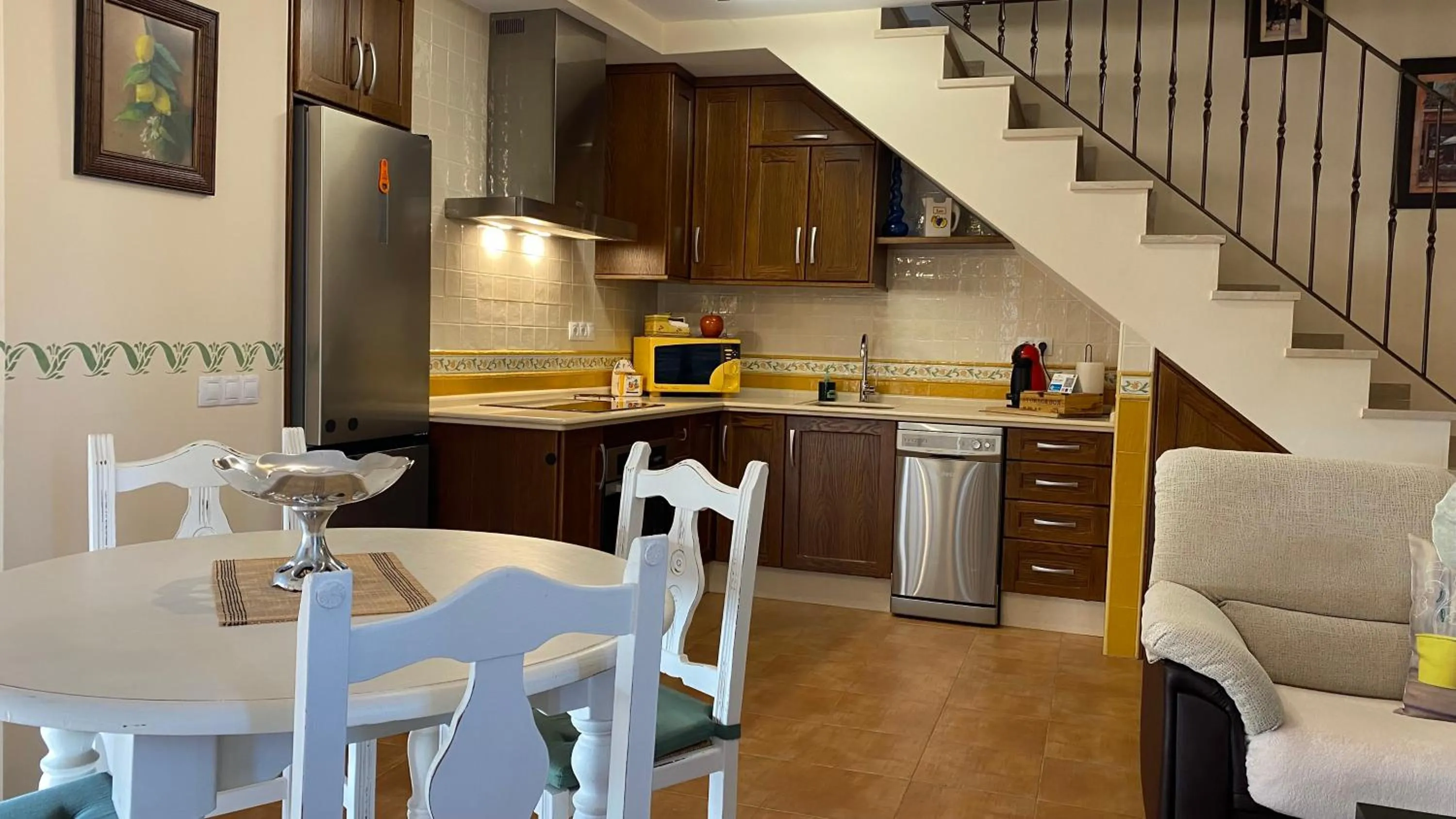 Kitchen or kitchenette in Ático Guadalhorce - Mirador privado con barbacoa y solárium