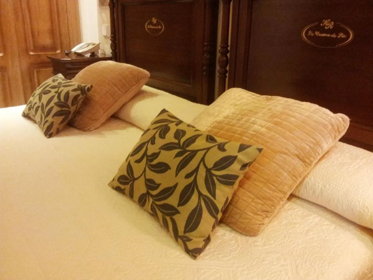 Decorative detail, Bed in La Casona de Pío