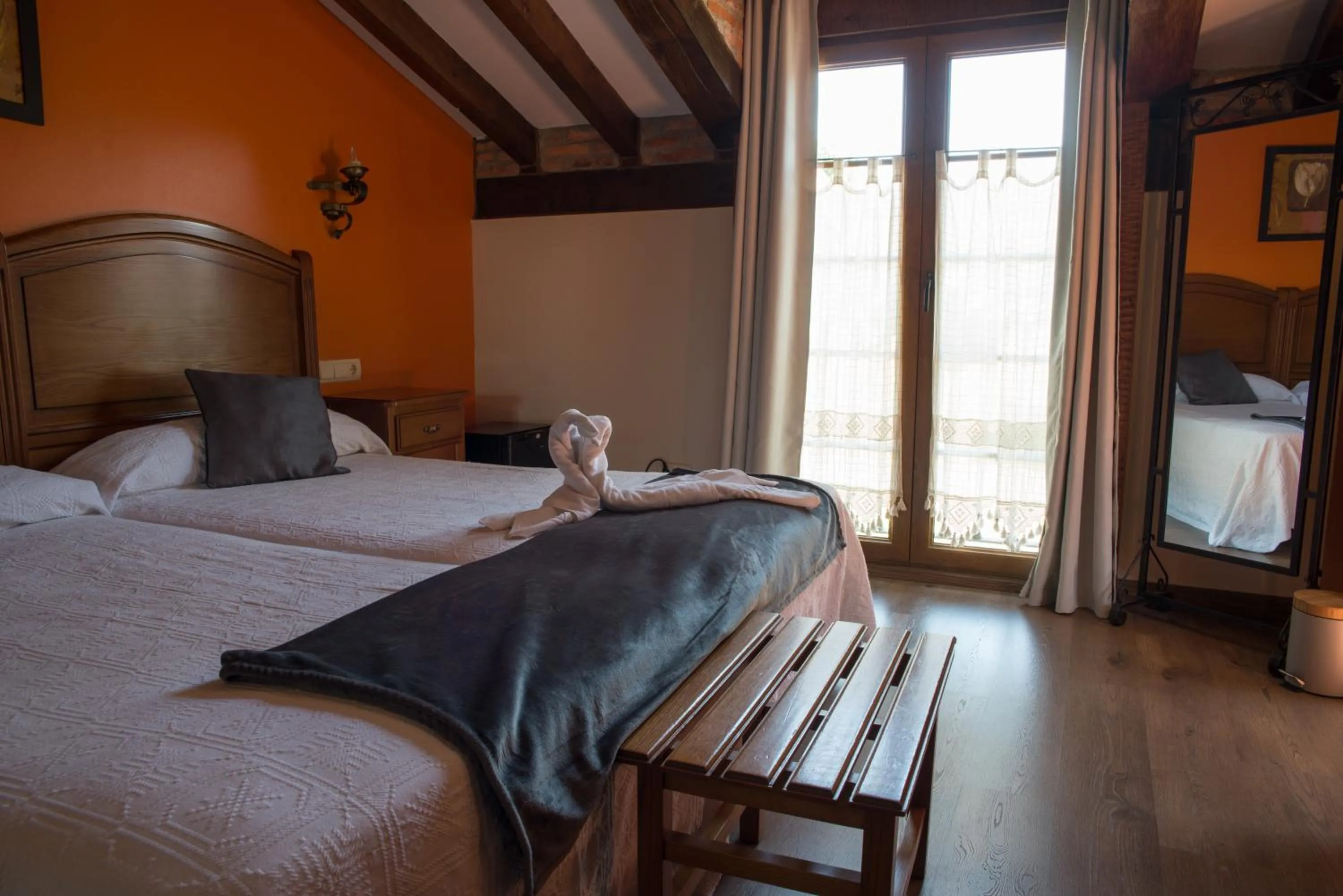 Bedroom, Bed in Hotel Marfrei