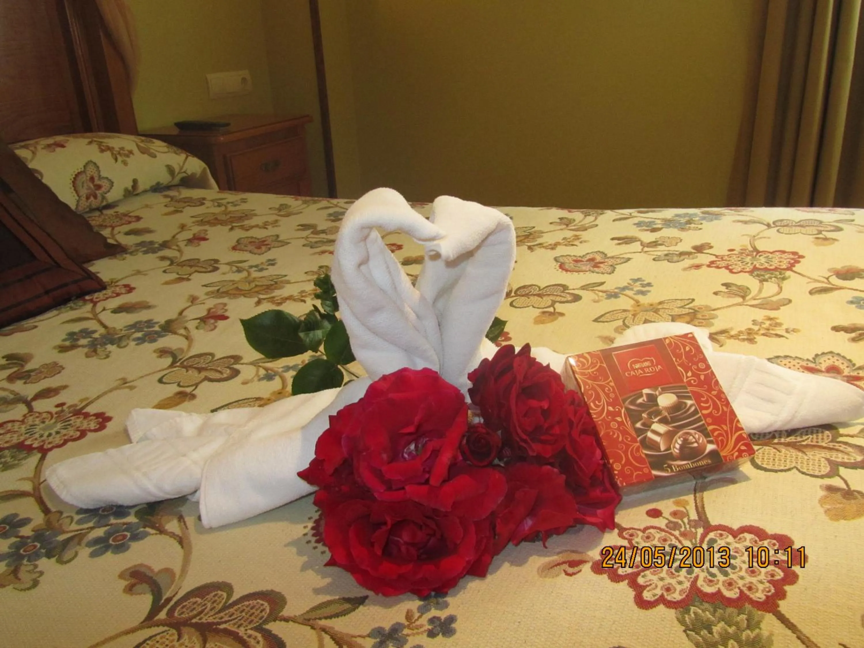 Decorative detail, Bed in Hotel Marfrei