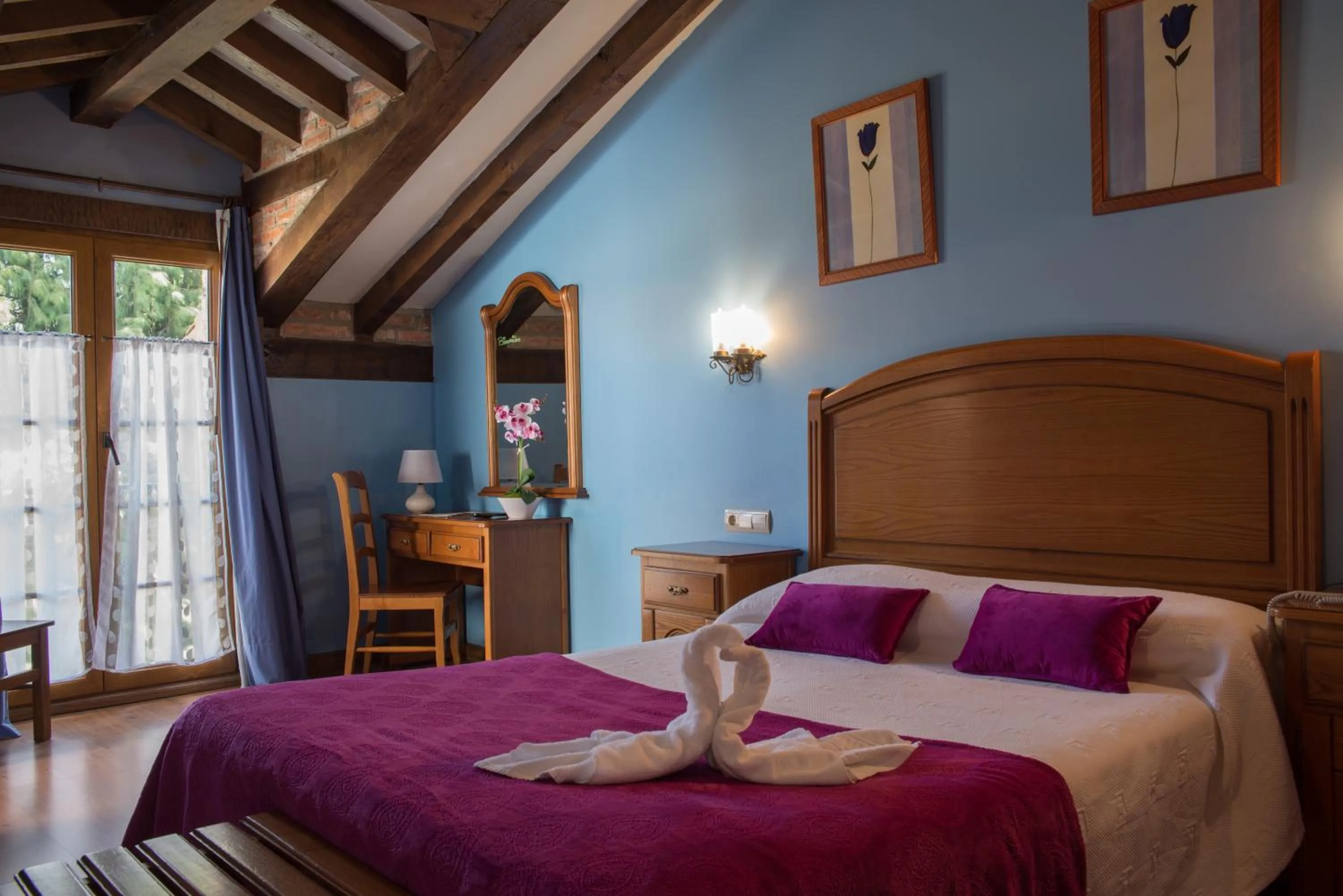 Bedroom, Bed in Hotel Marfrei