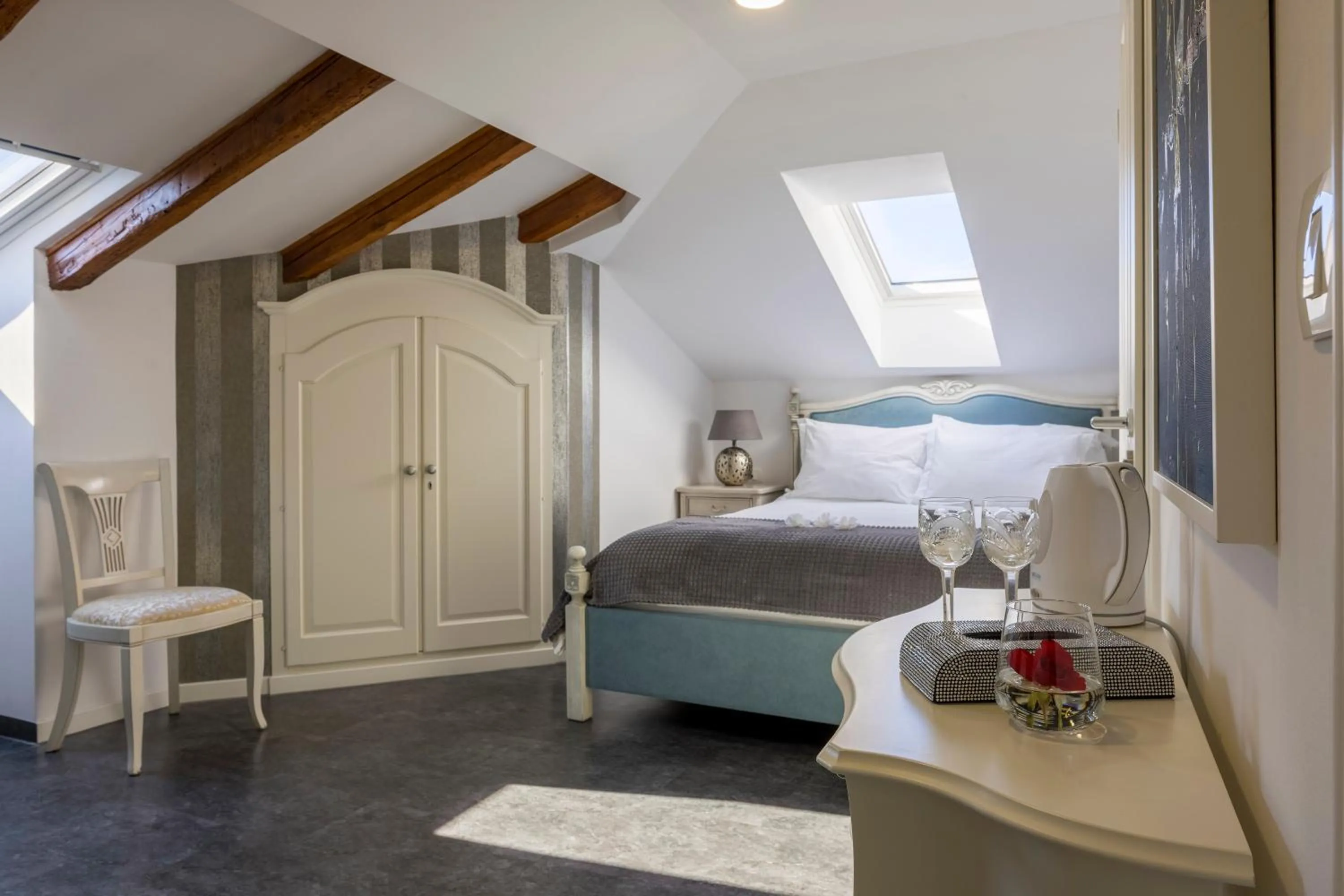 Bed in Benecanka Casa Veneziana Piran