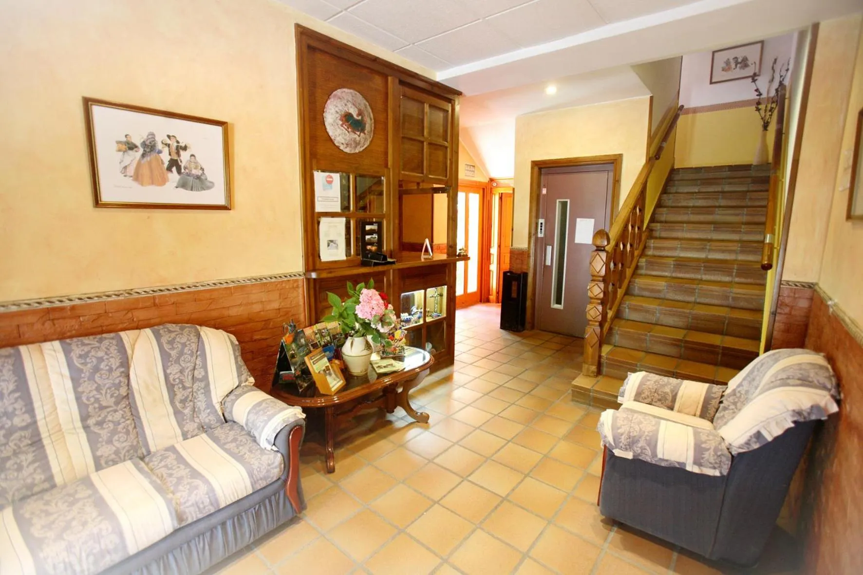 Lobby or reception in Hotel Rural El Molino
