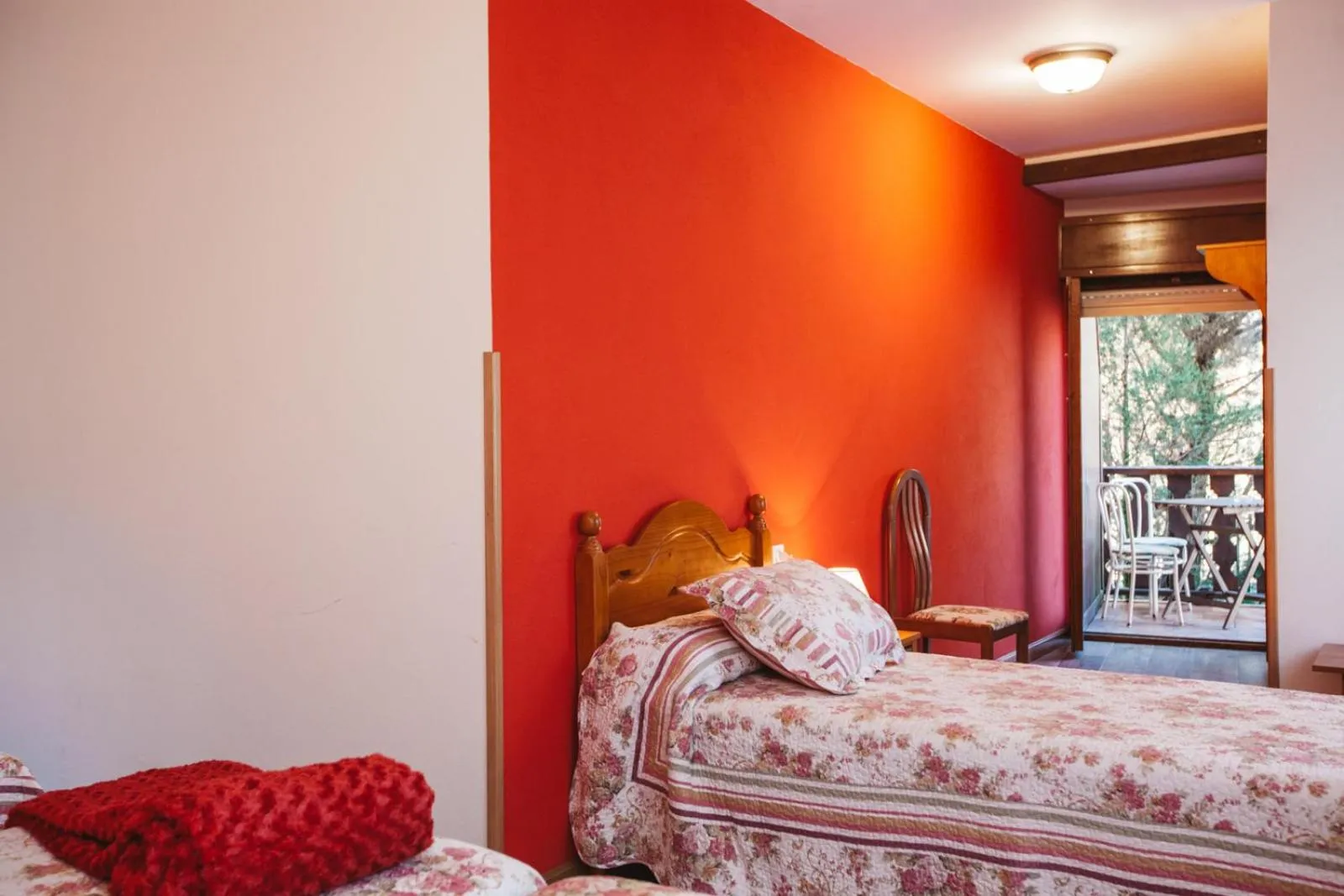 Decorative detail, Bed in Hotel Rural El Molino