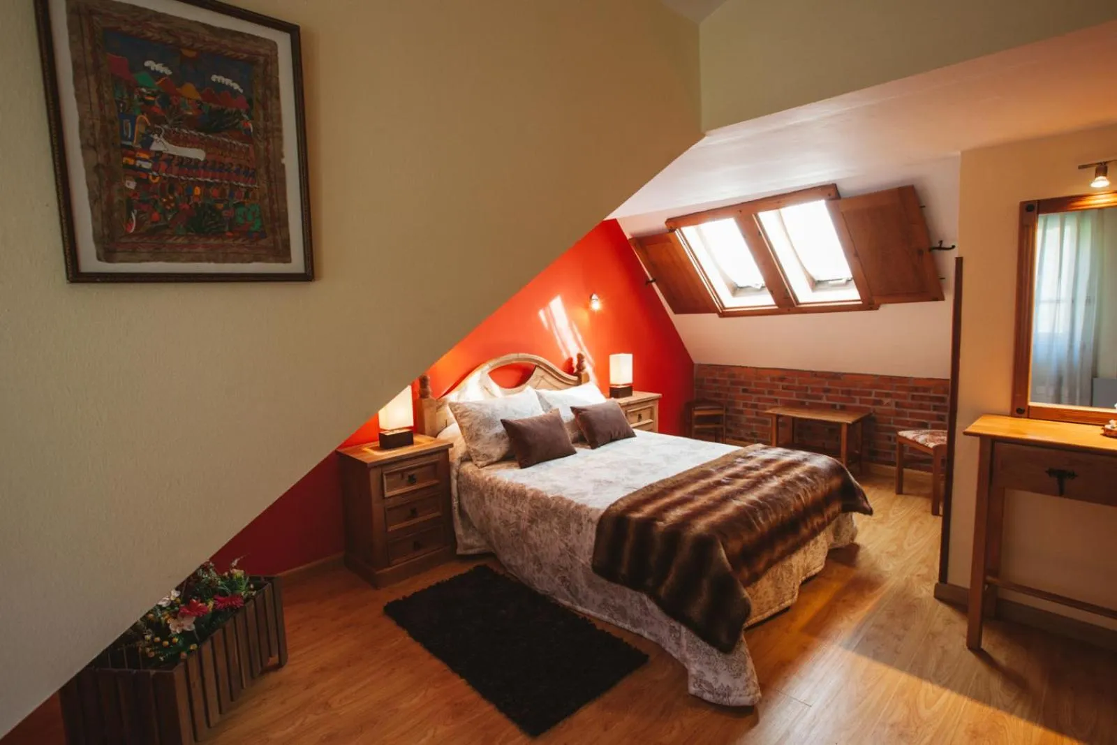 Photo of the whole room, Bed in Hotel Rural El Molino