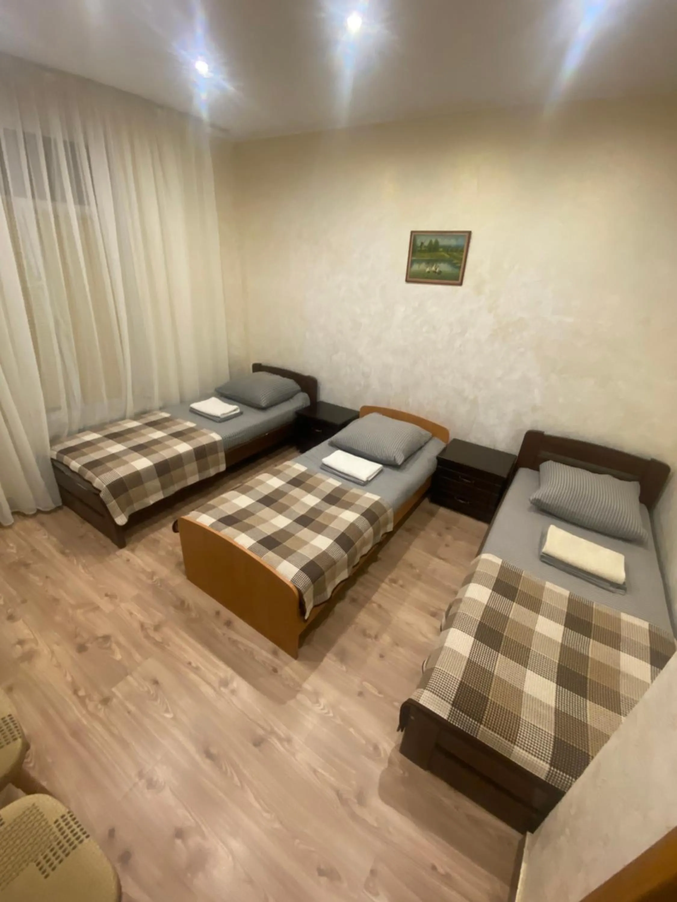 Bed in Inn Khlibodarskiy