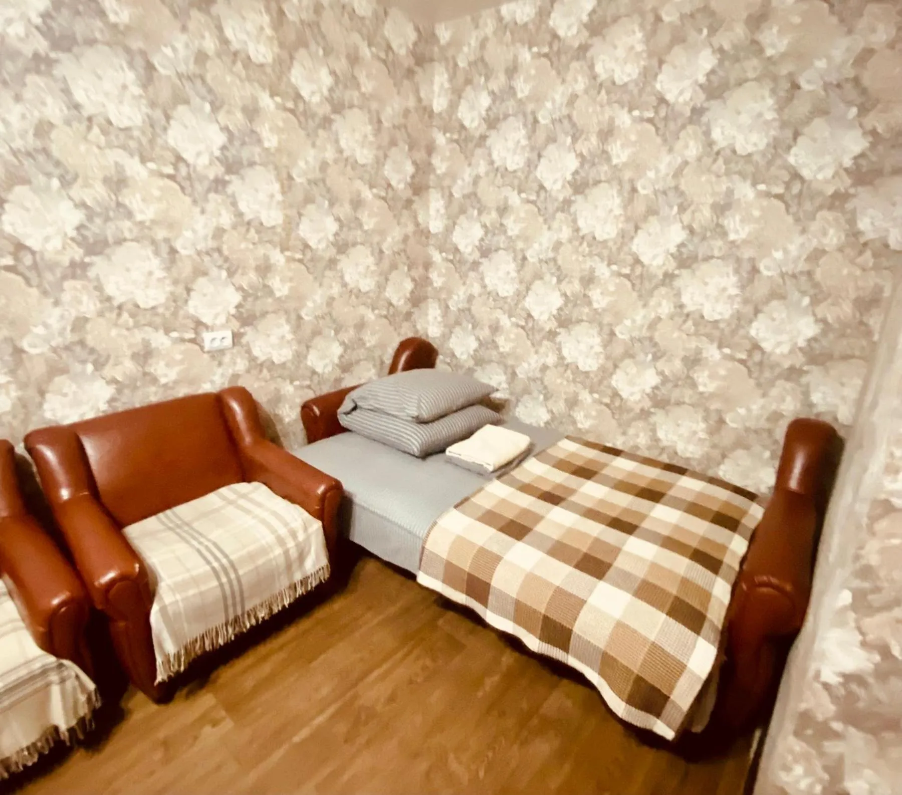 Bed in Inn Khlibodarskiy