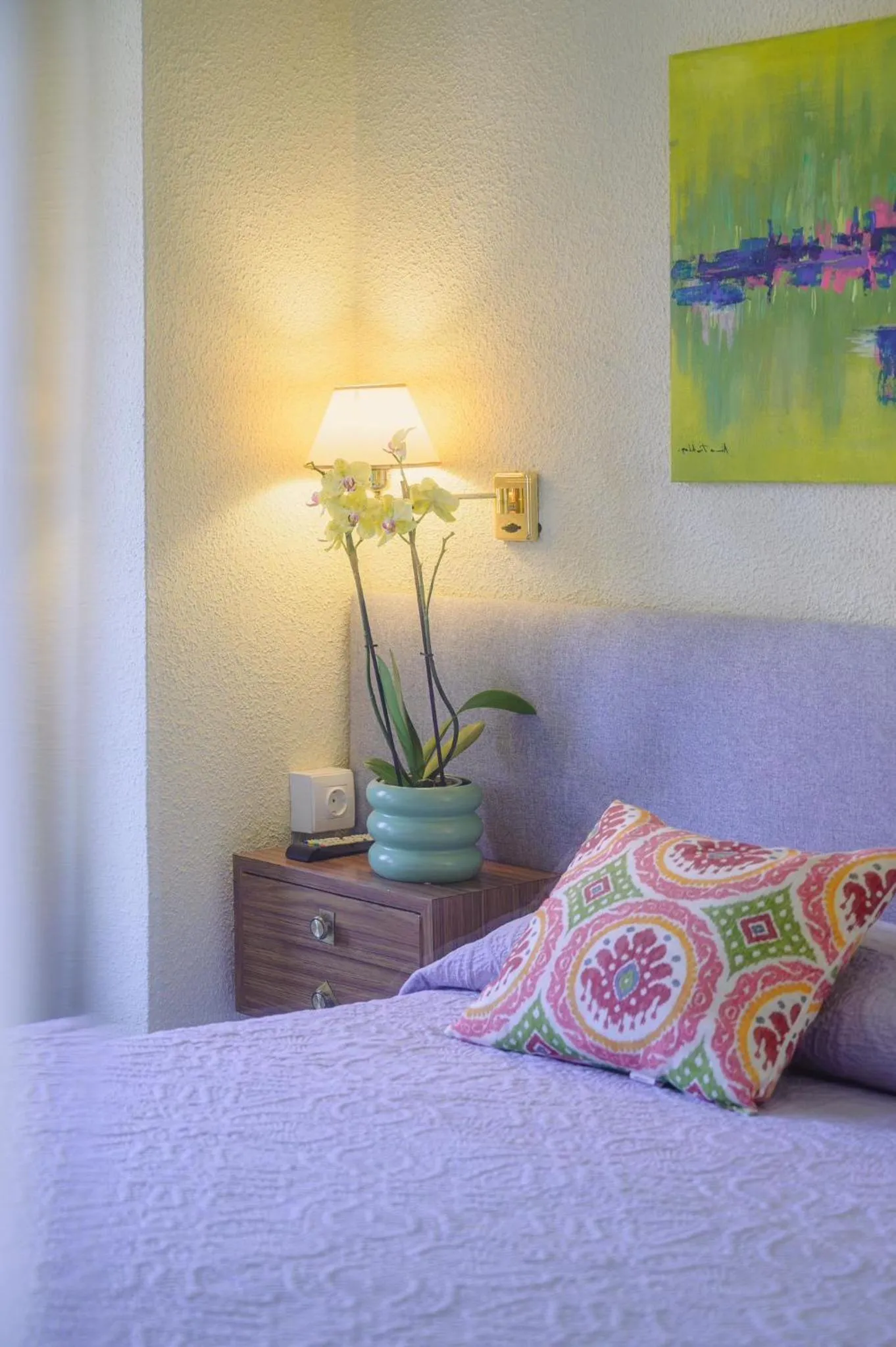 Bed in Hotel Paraíso