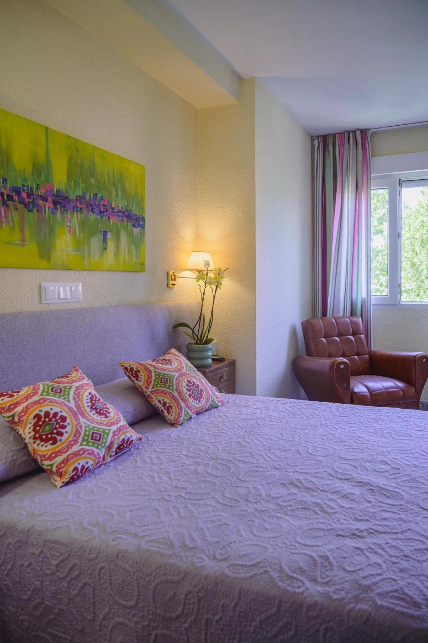 Bed in Hotel Paraíso