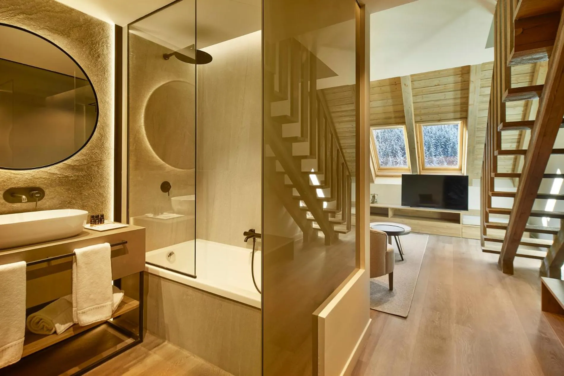 Bathroom in Hotel MIM Baqueira Luxury & SPA