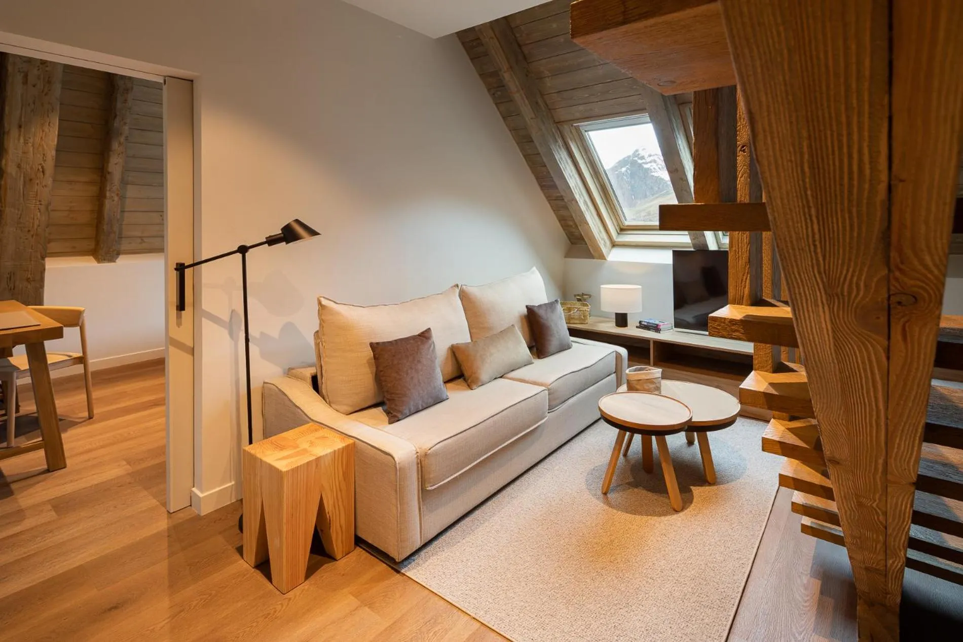 Living room in Hotel MIM Baqueira Luxury & SPA