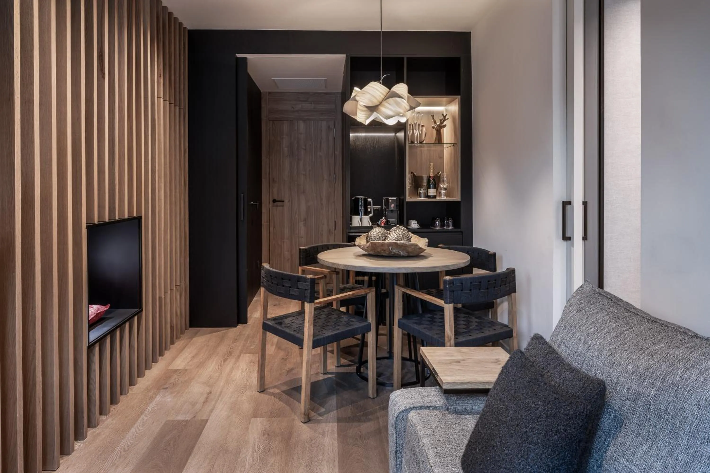 Living room in Hotel MIM Baqueira Luxury & SPA