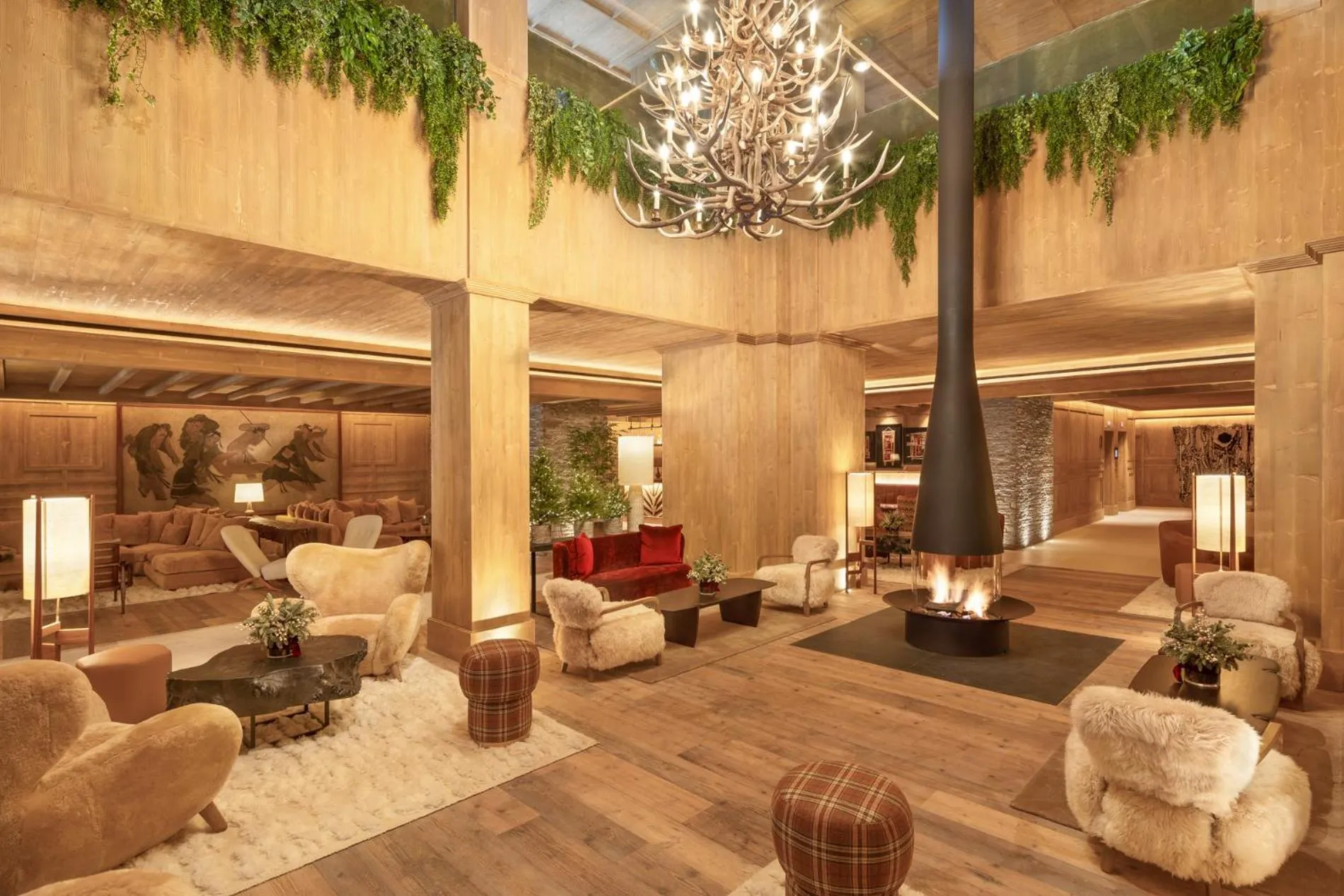 Living room in Hotel MIM Baqueira Luxury & SPA