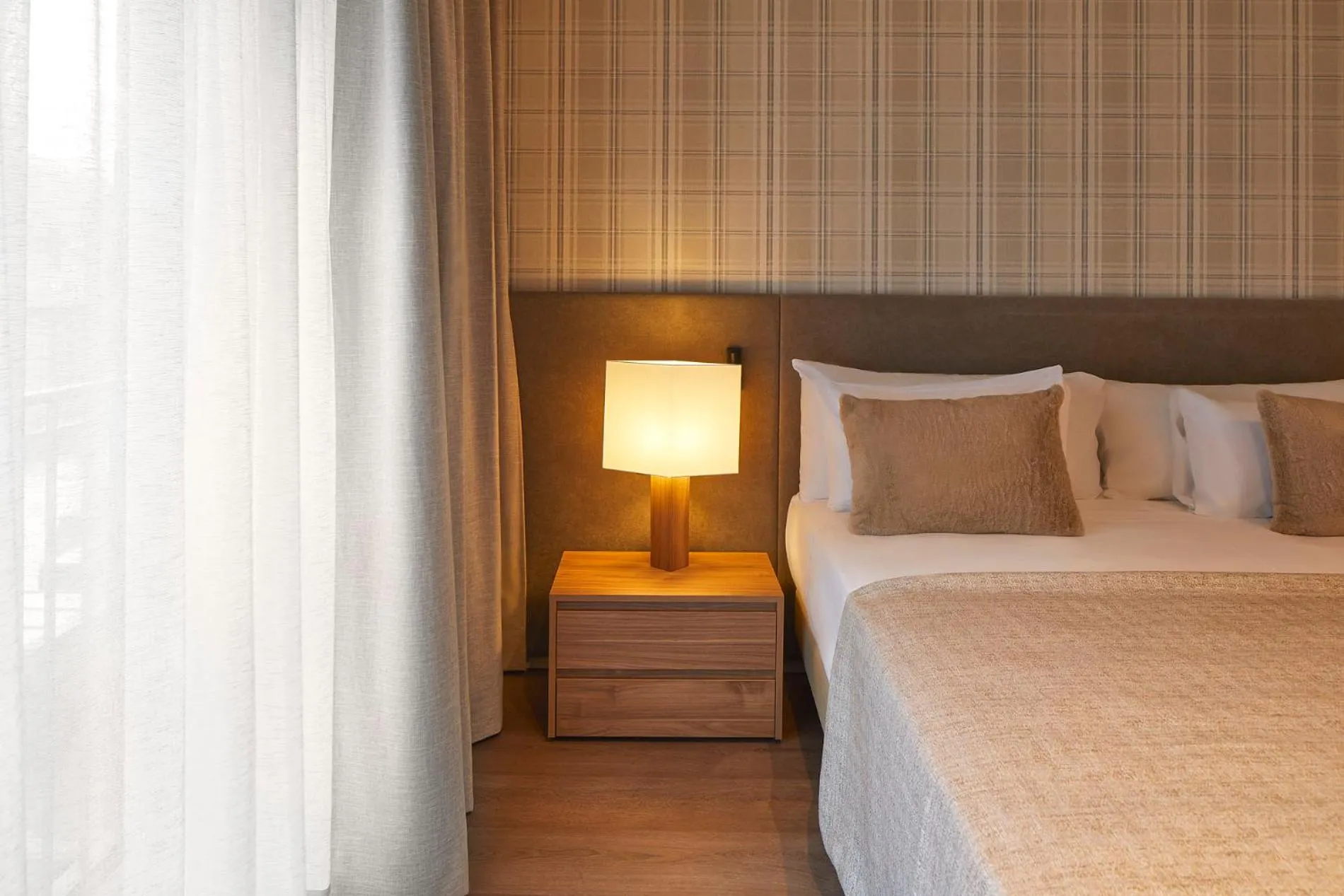 Bed in Hotel MIM Baqueira Luxury & SPA