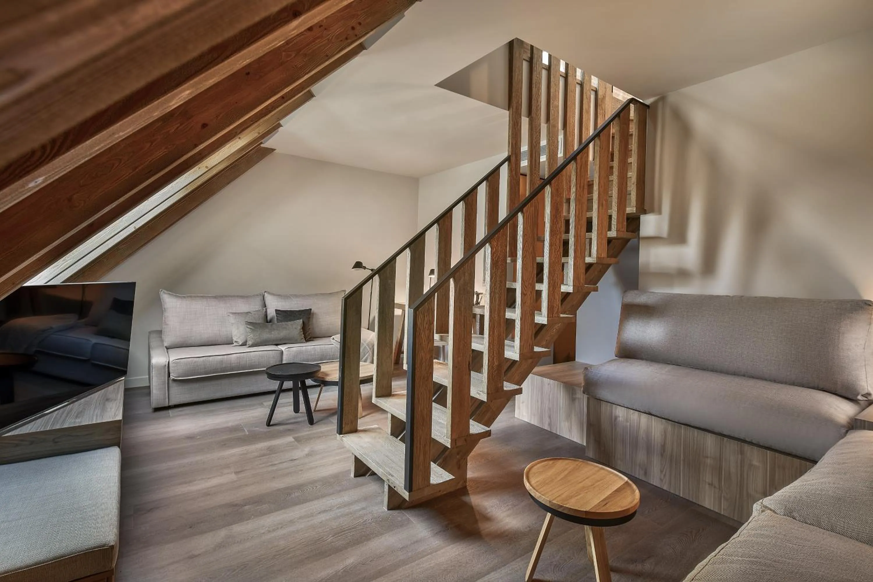 Living room in Hotel MIM Baqueira Luxury & SPA