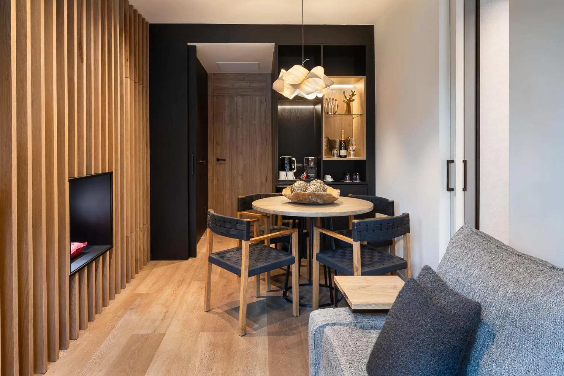 Living room in Hotel MIM Baqueira Luxury & SPA