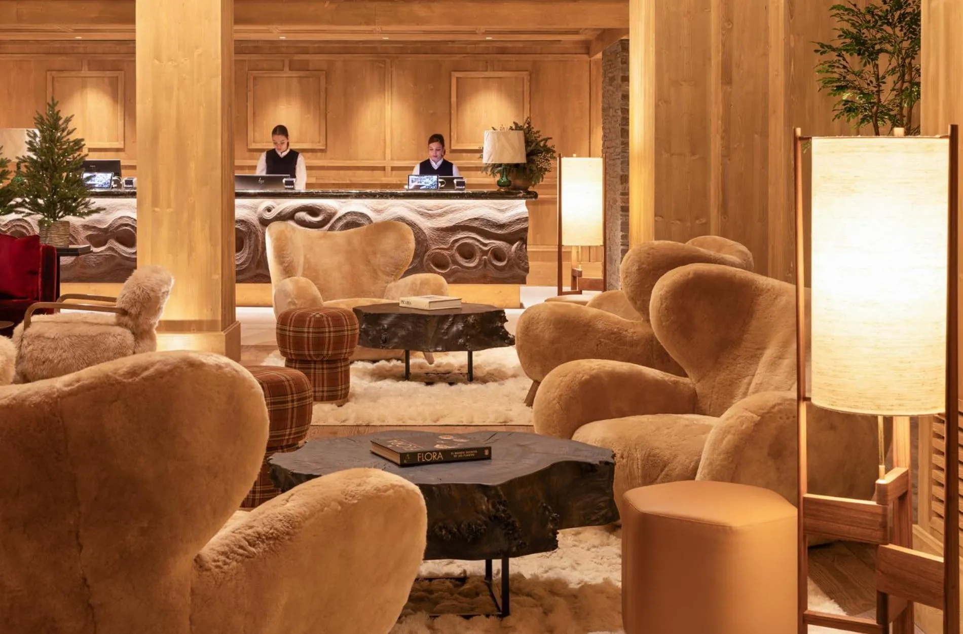 Lobby or reception in Hotel MIM Baqueira Luxury & SPA