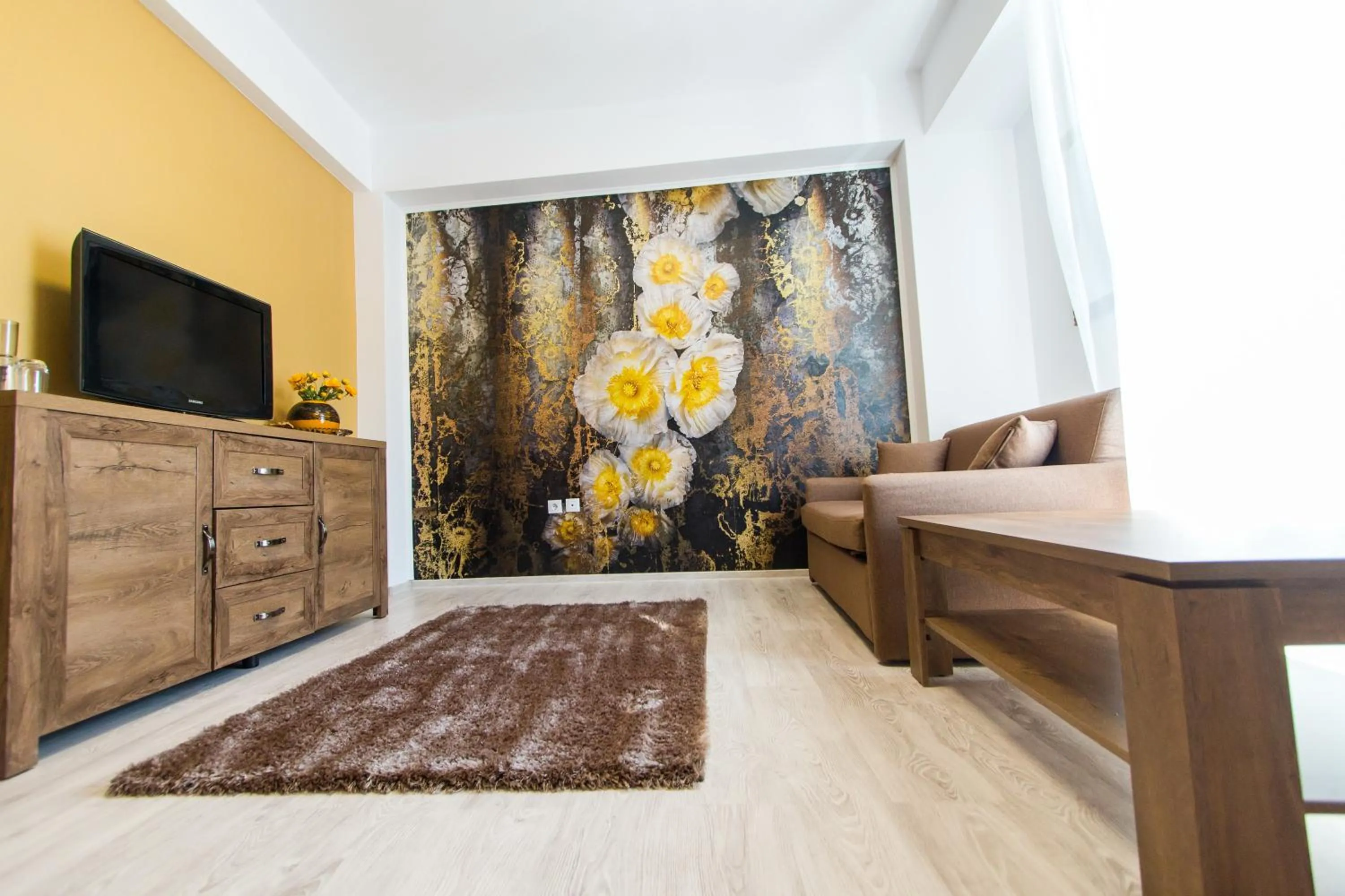 Living room, Bed in Hotel Evianne Boutique