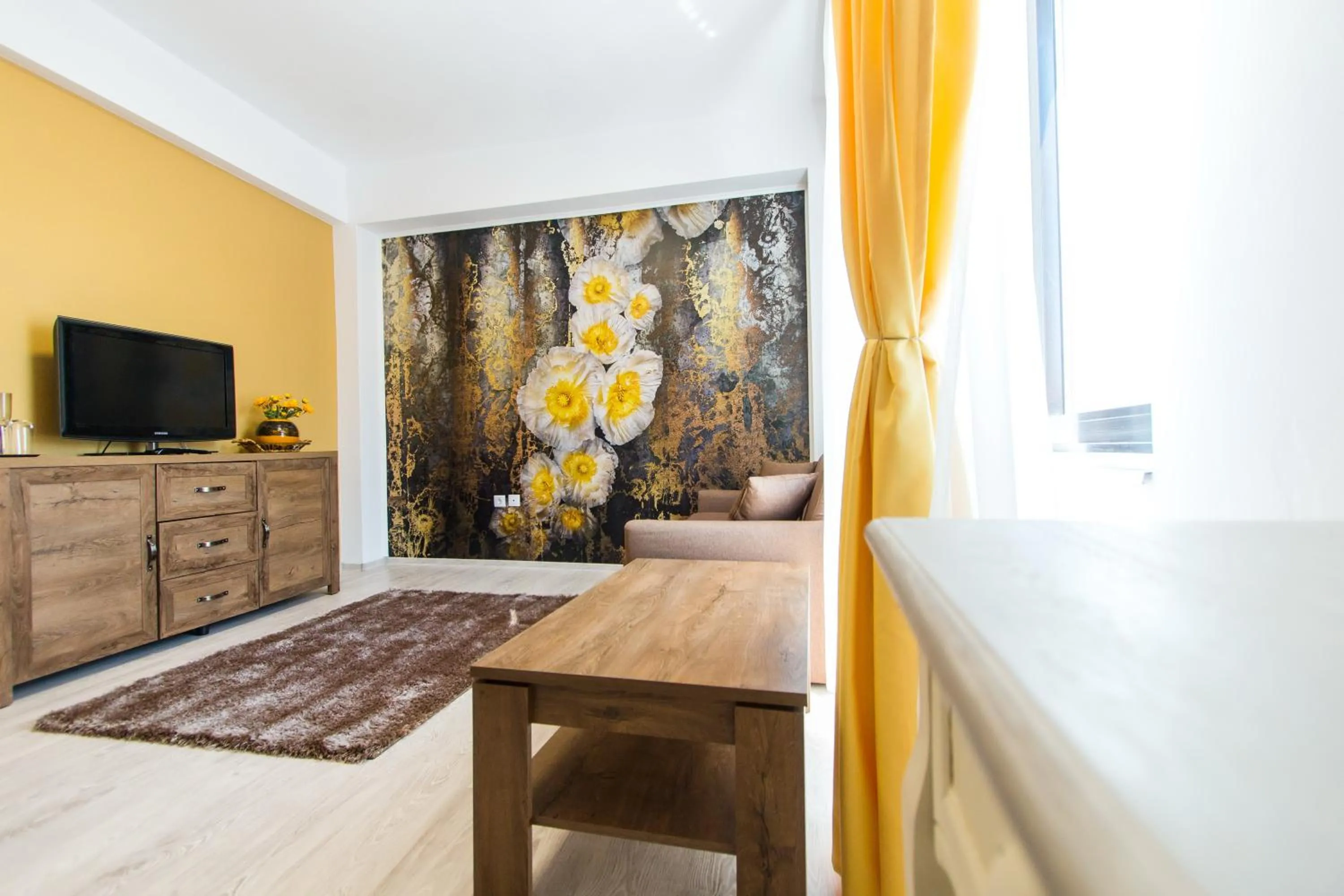 Living room, Bed in Hotel Evianne Boutique