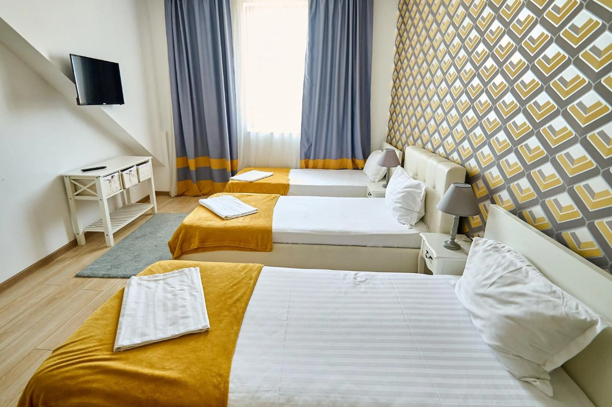 Bed in Hotel Evianne Boutique