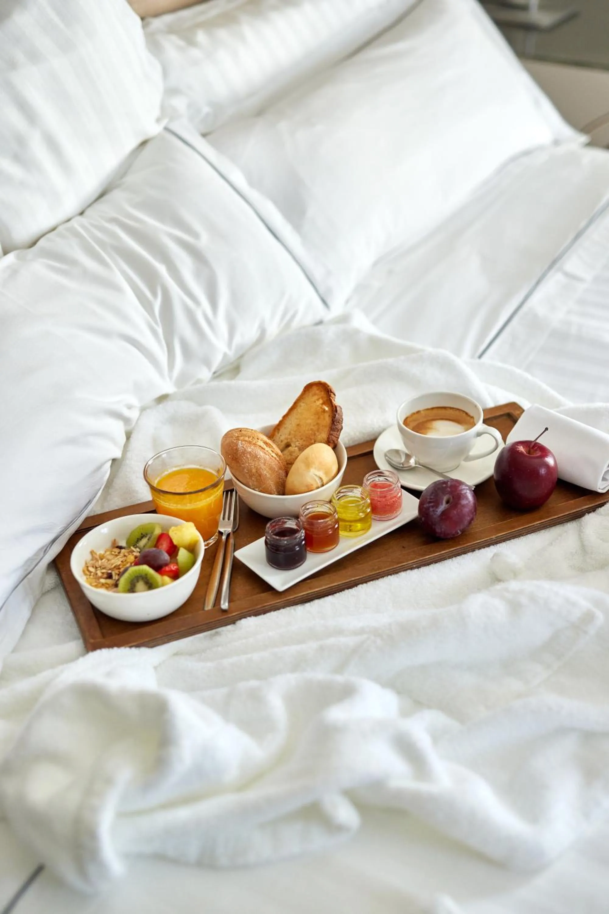 Decorative detail, Bed in Iriarte Jauregia Hotel