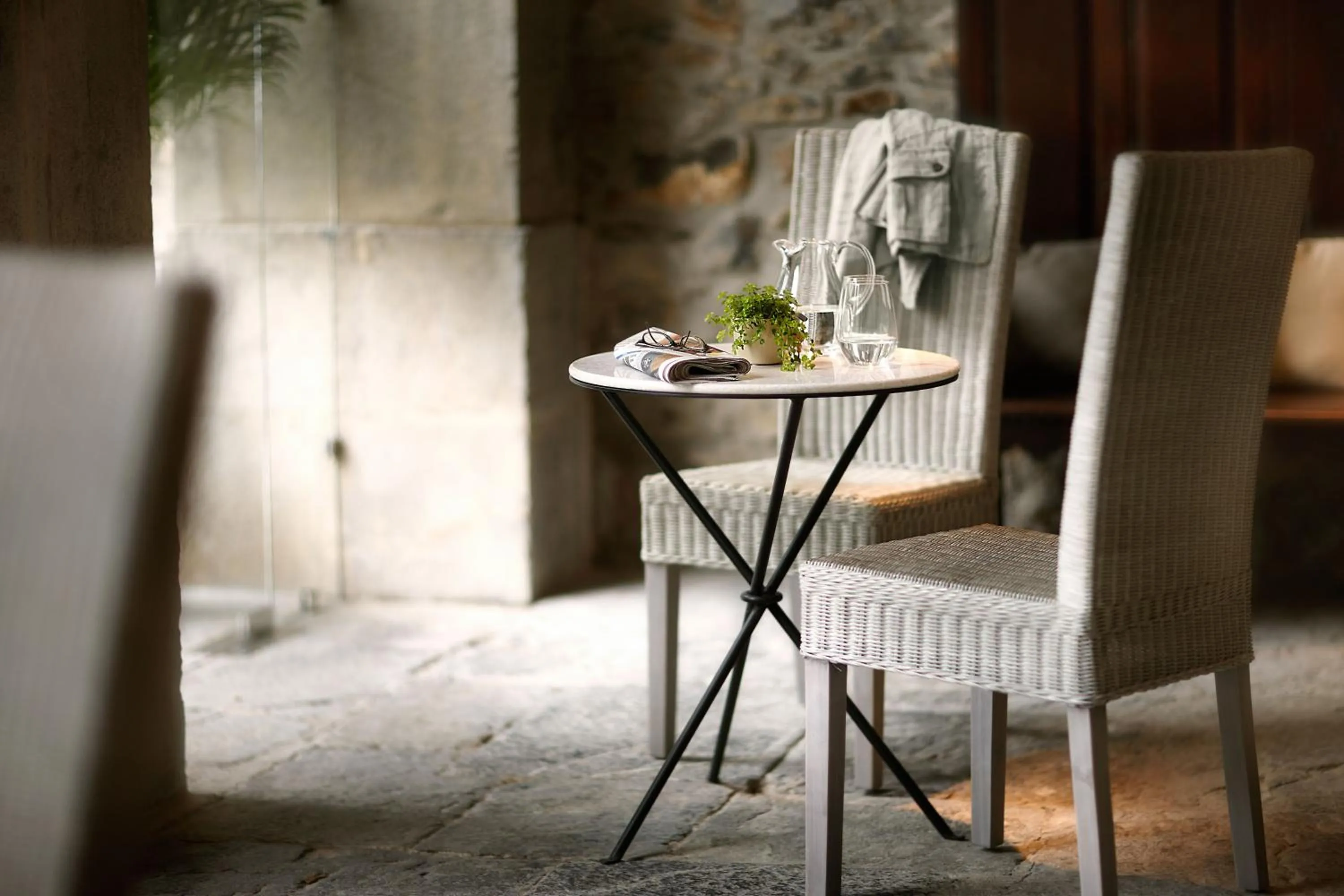 Lobby or reception in Iriarte Jauregia Hotel