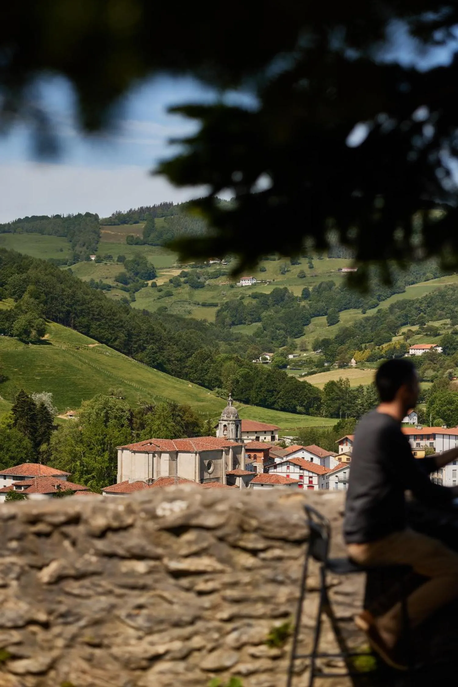 Garden in Iriarte Jauregia Hotel