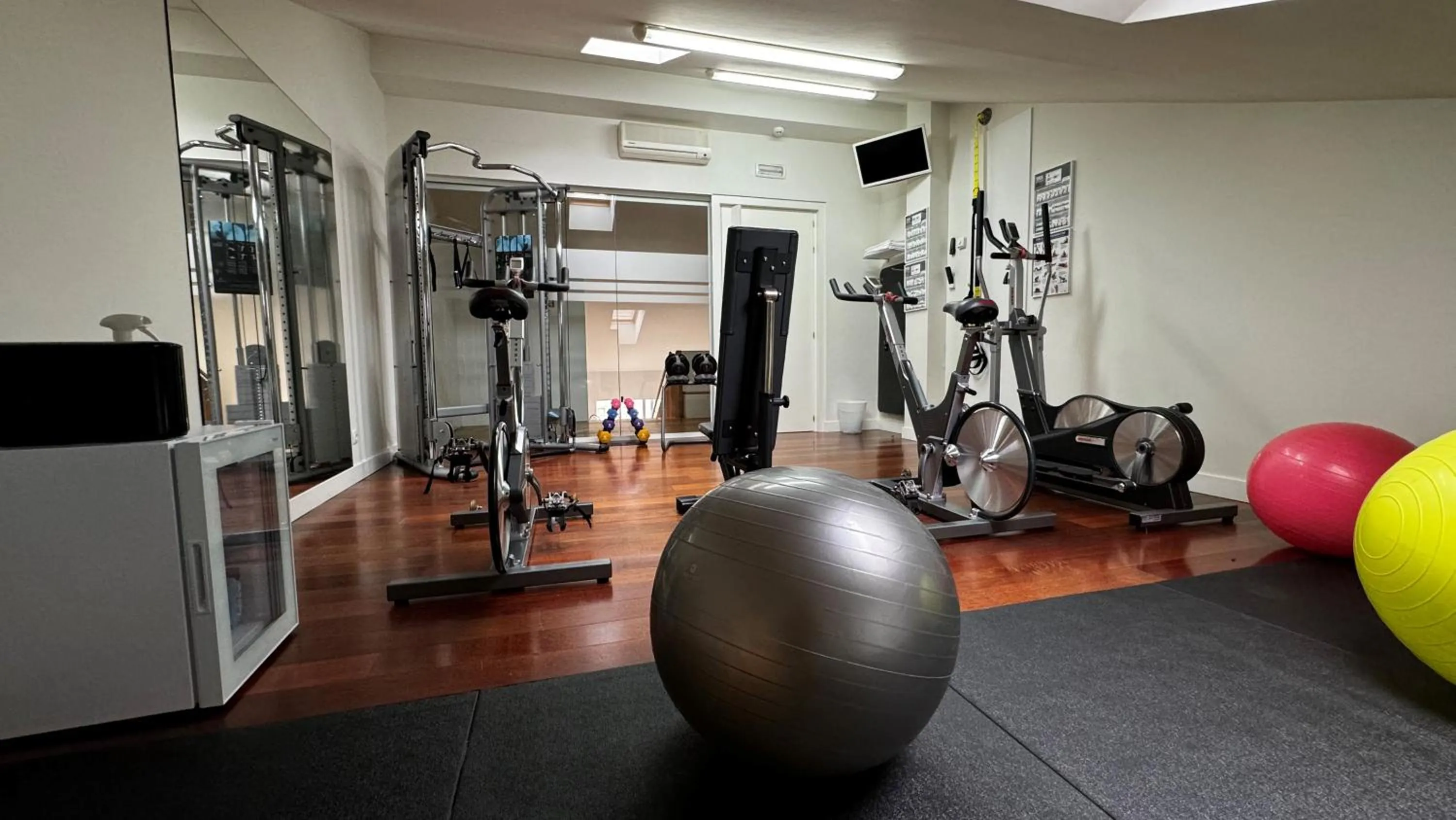 Fitness centre/facilities in Hotel Echaurren Relais & Châteaux