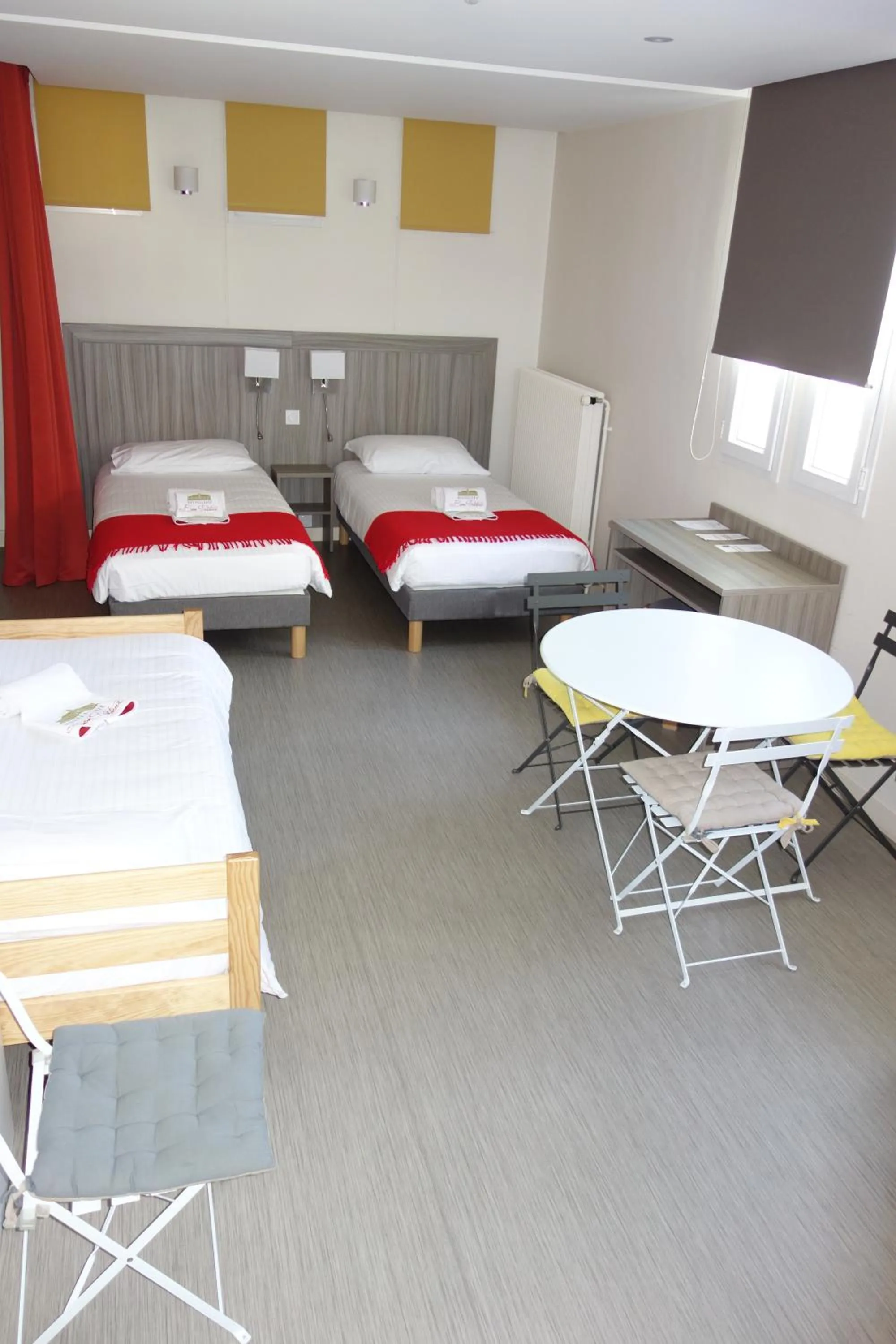 Photo of the whole room, Bed in Hostellerie Bon Pasteur