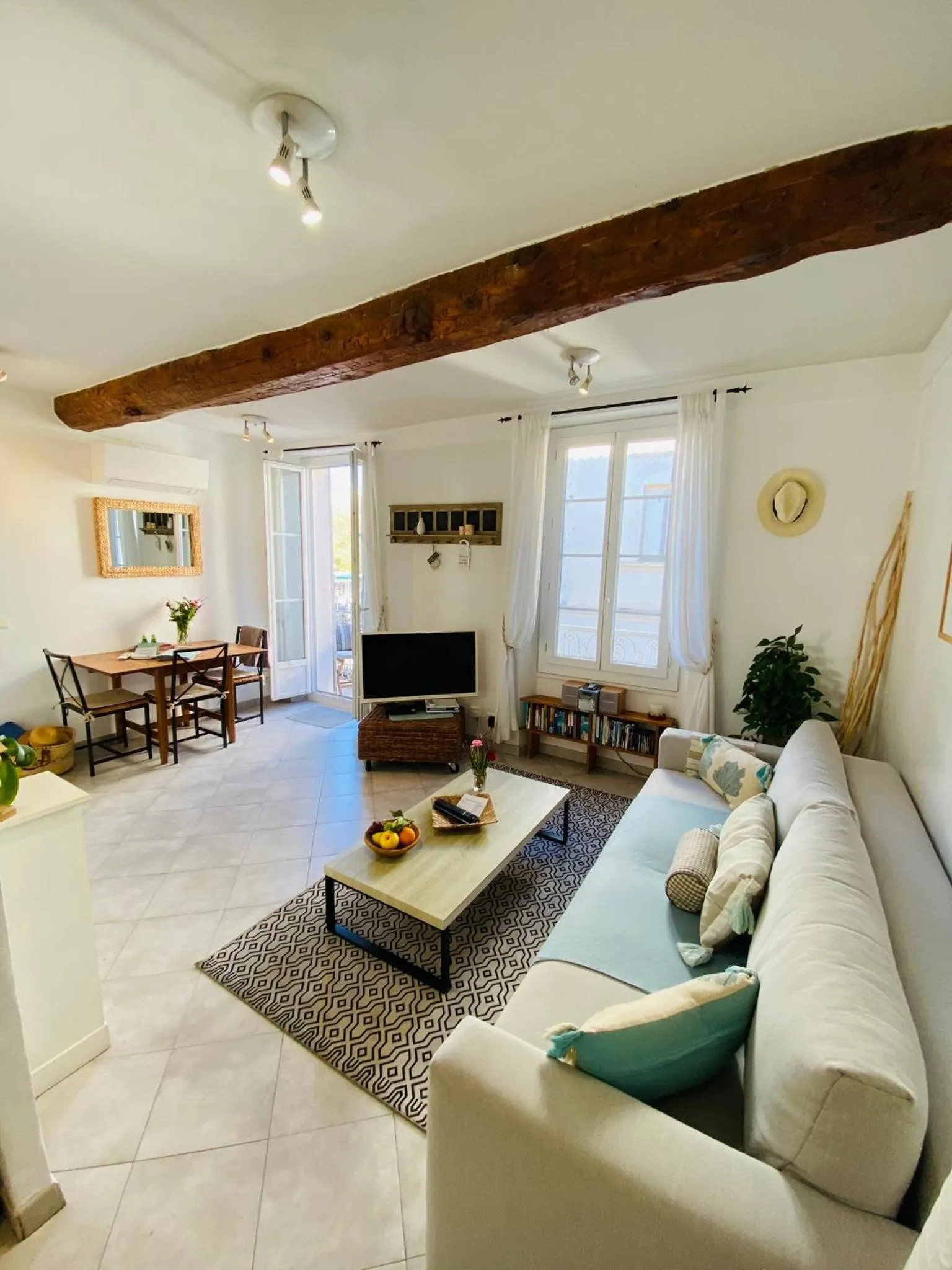 Balcony in Heart of Old Antibes, AC, View