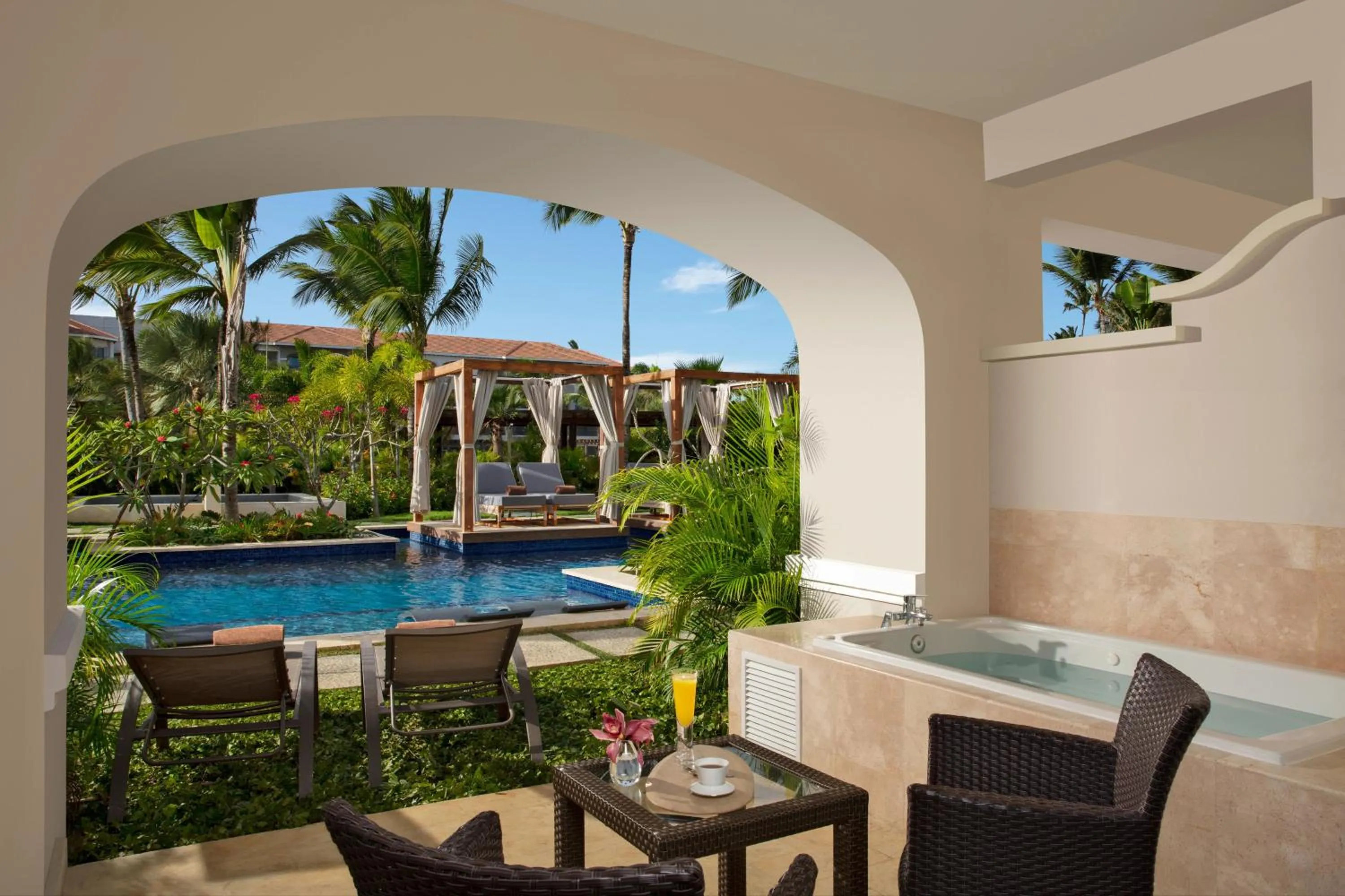 Pool view in Secrets Royal Beach Punta Cana - Adults Only - All Inclusive