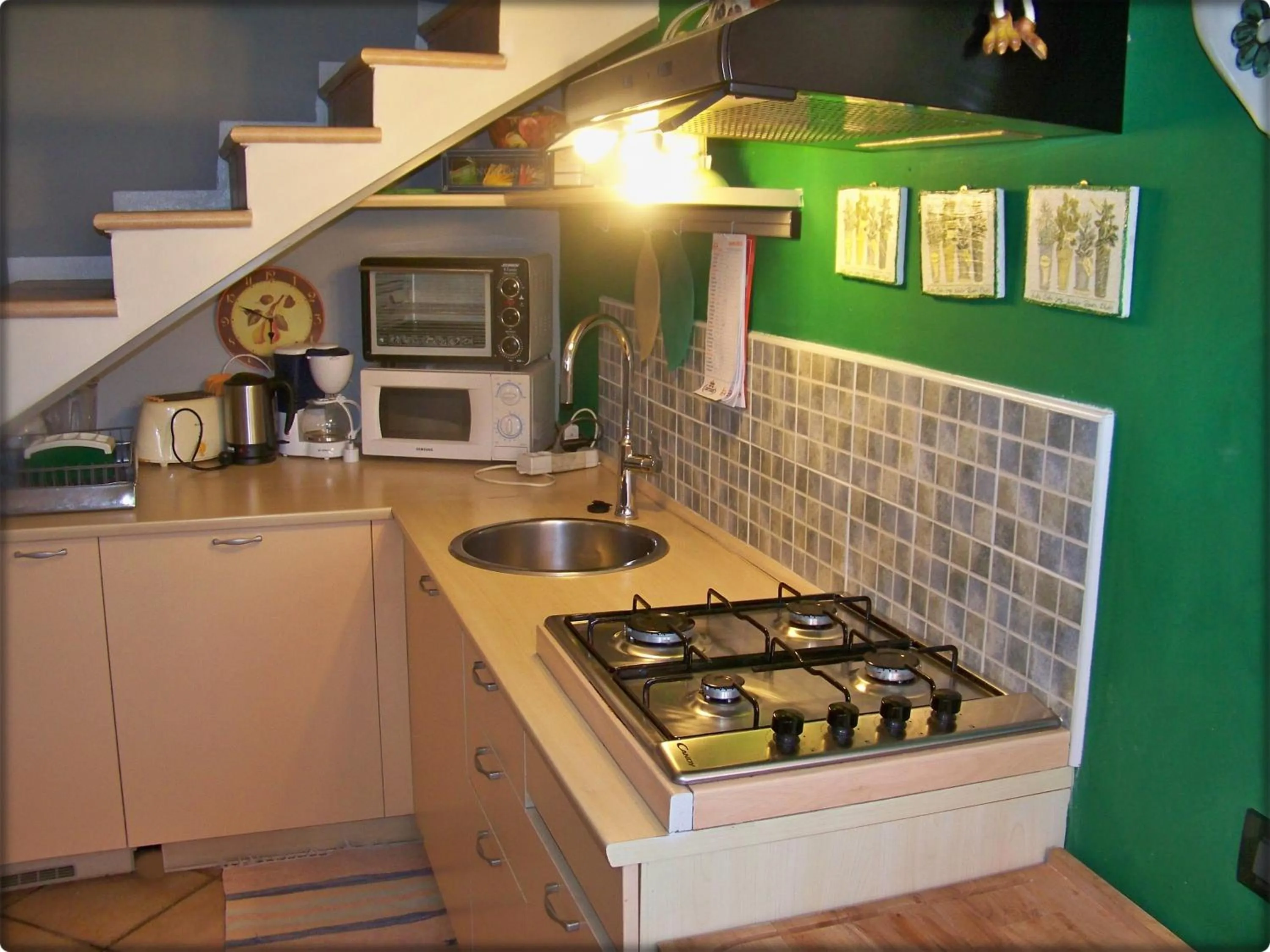 Kitchen or kitchenette in B&B La Casetta