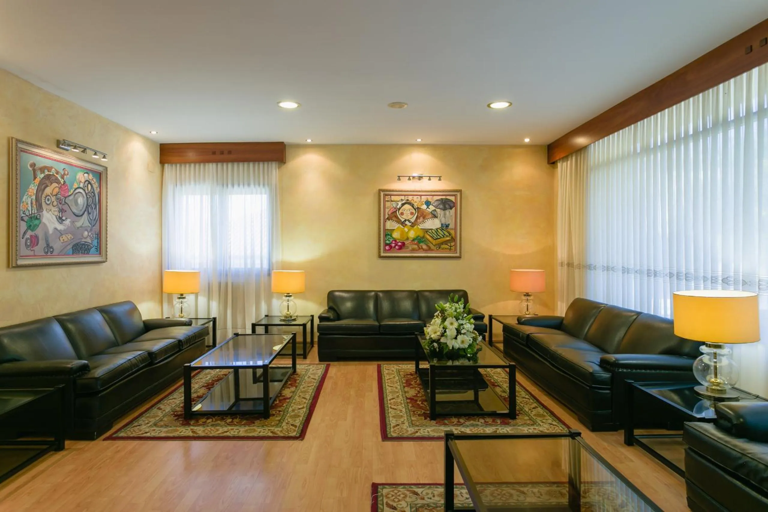 Communal lounge/ TV room in Hotel Stellamaris