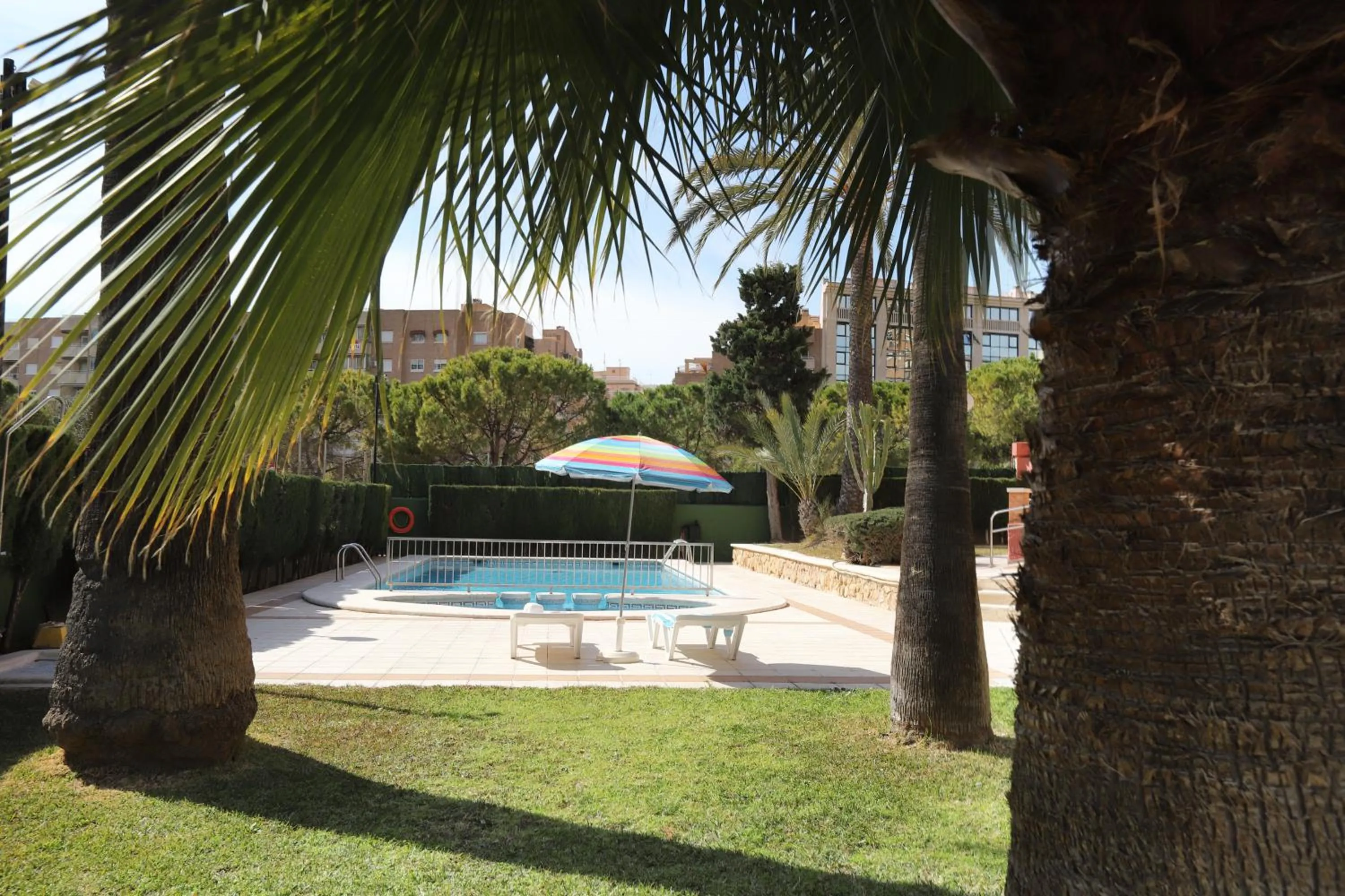 Garden in La Caseta Apartments