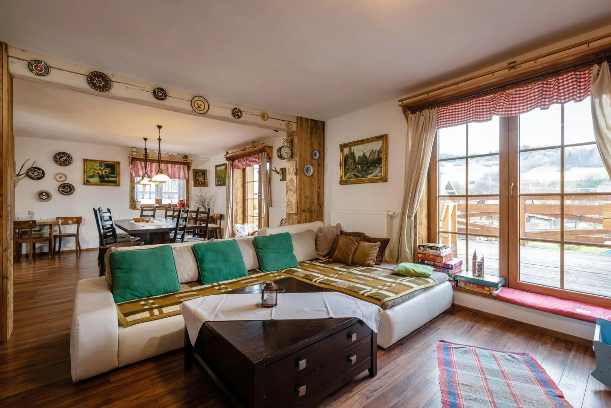 Communal lounge/ TV room in Chalupa Pri Grúni