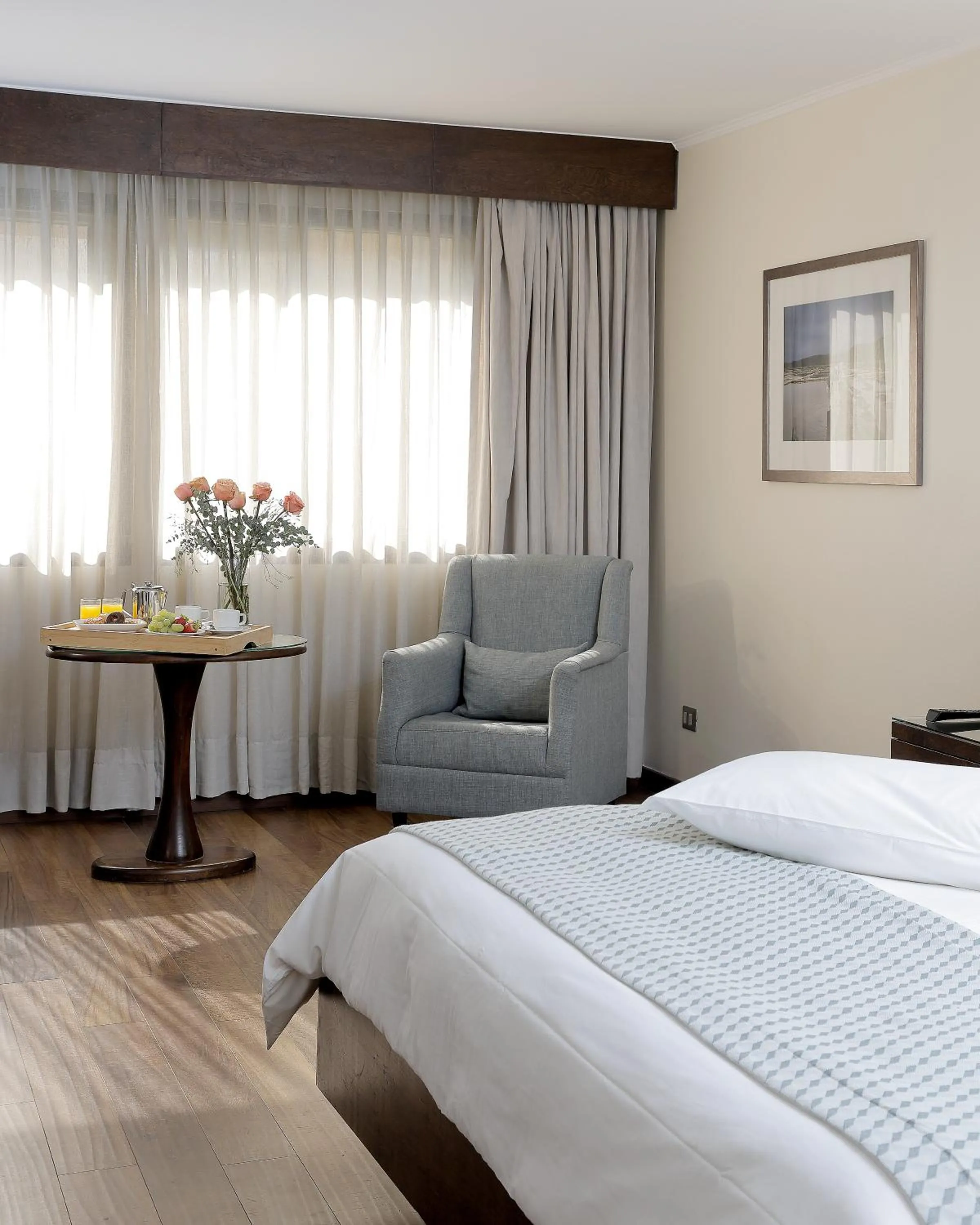 Bed in MR Hotel Providencia (ex Hotel Neruda)