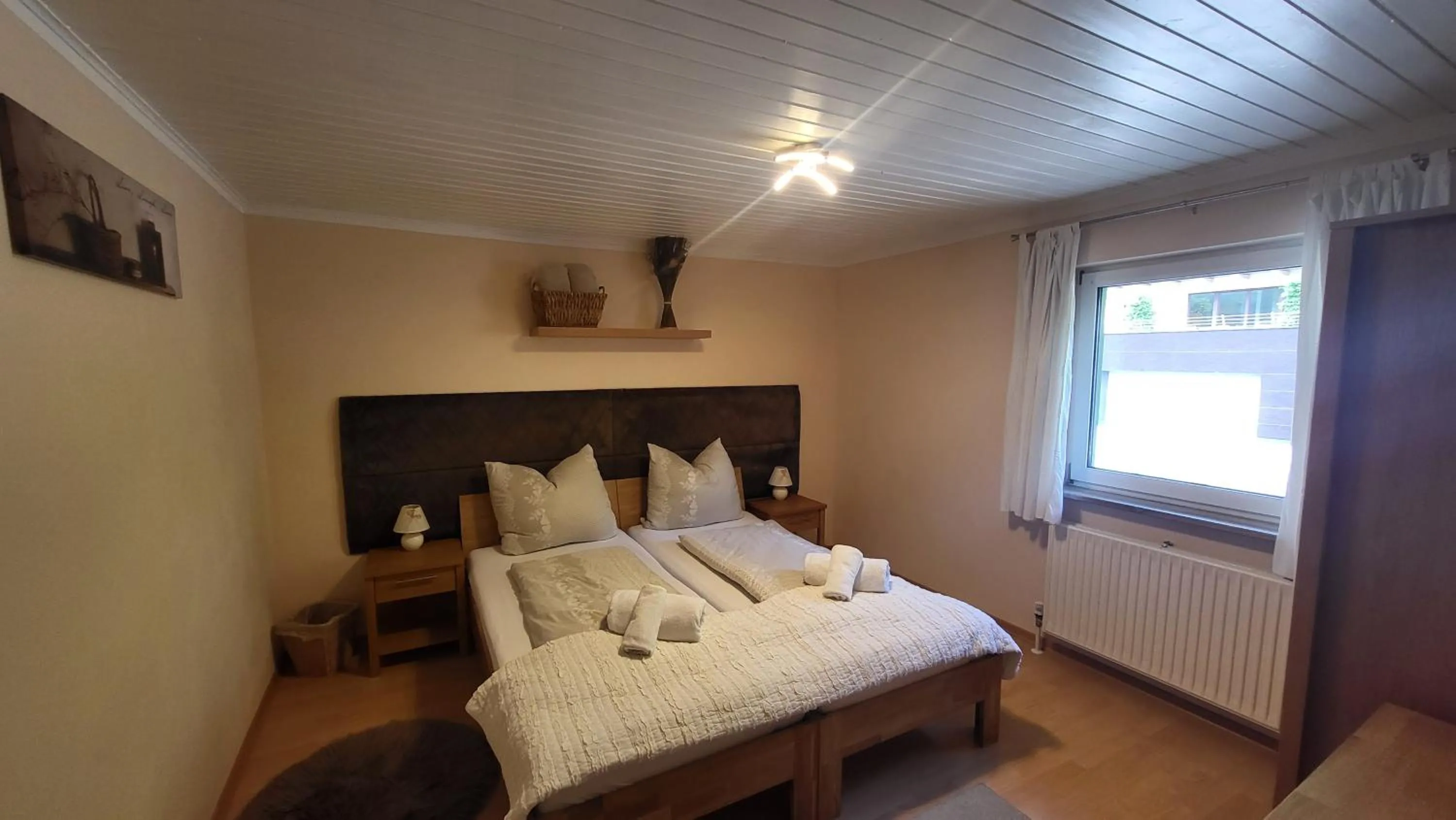 Bed in Alpenzeit Apartments
