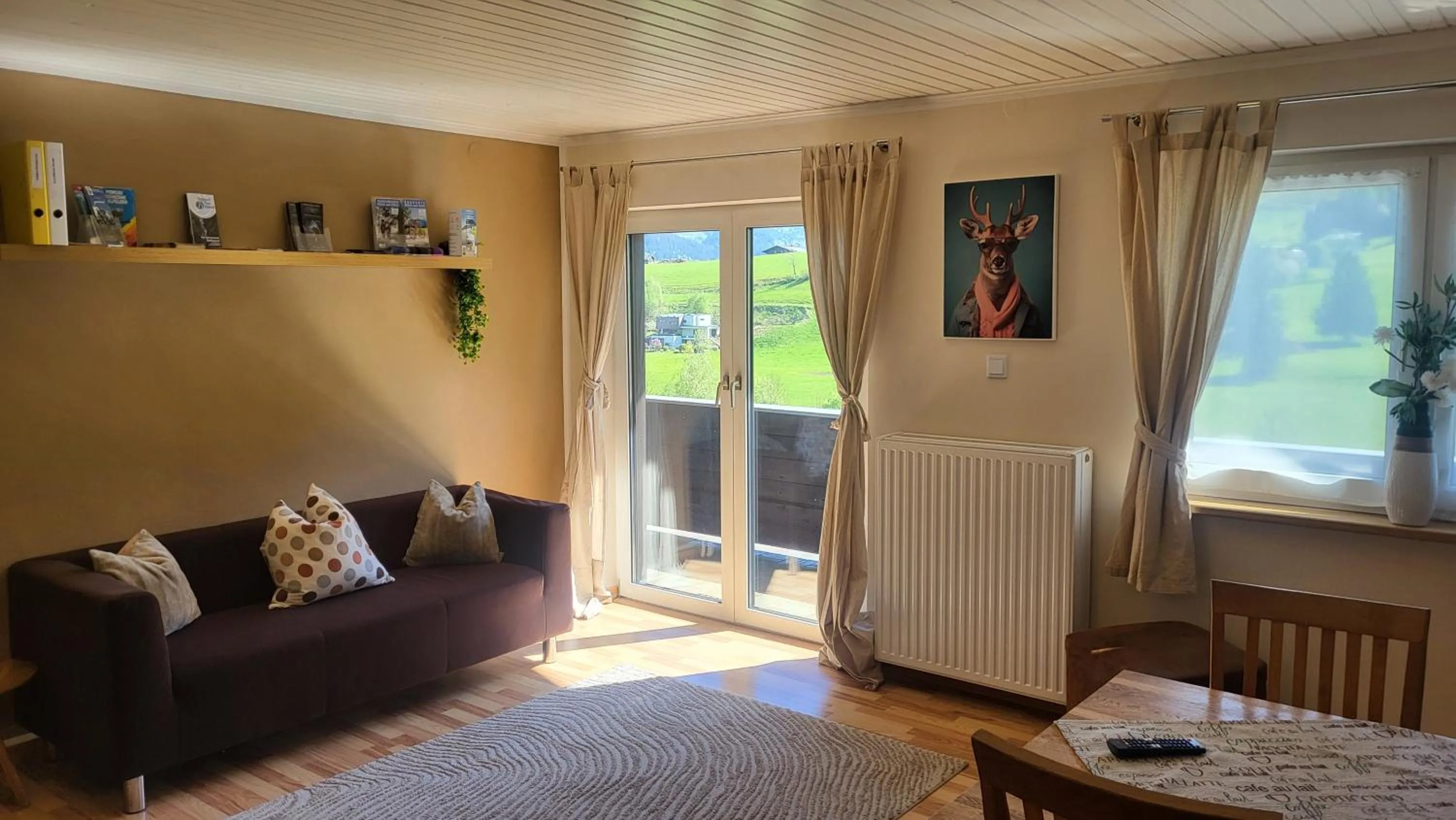 Living room in Alpenzeit Apartments