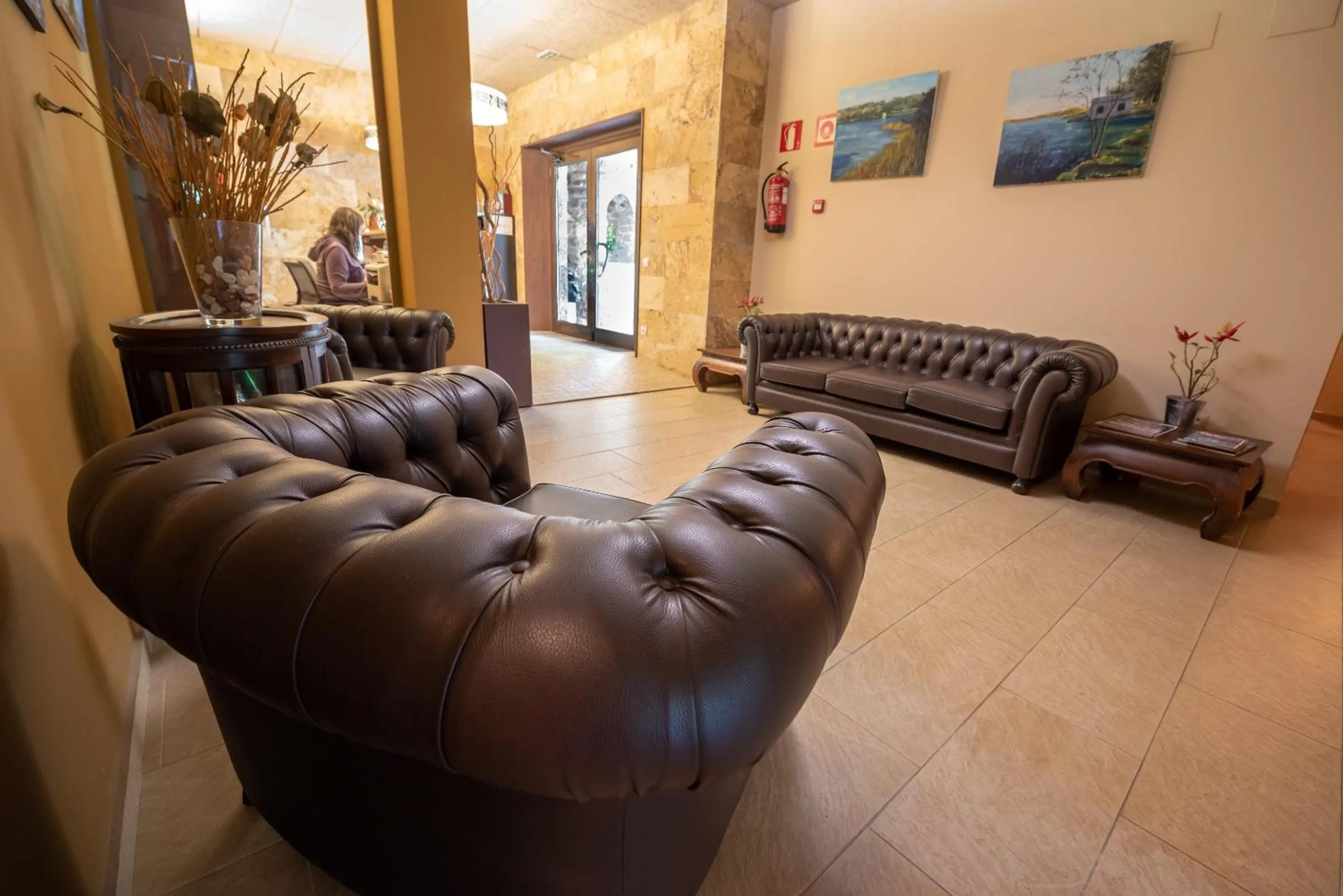 Living room in L'Arcada de Fares